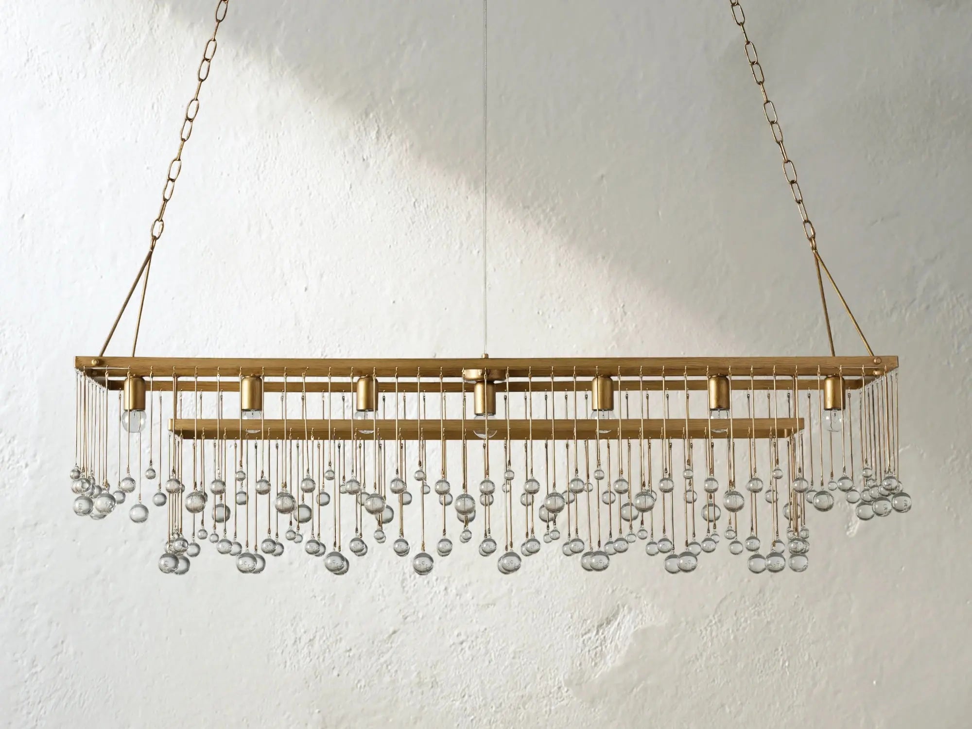 Galior Rectangular Chandelier ZELNO LIGHTING
