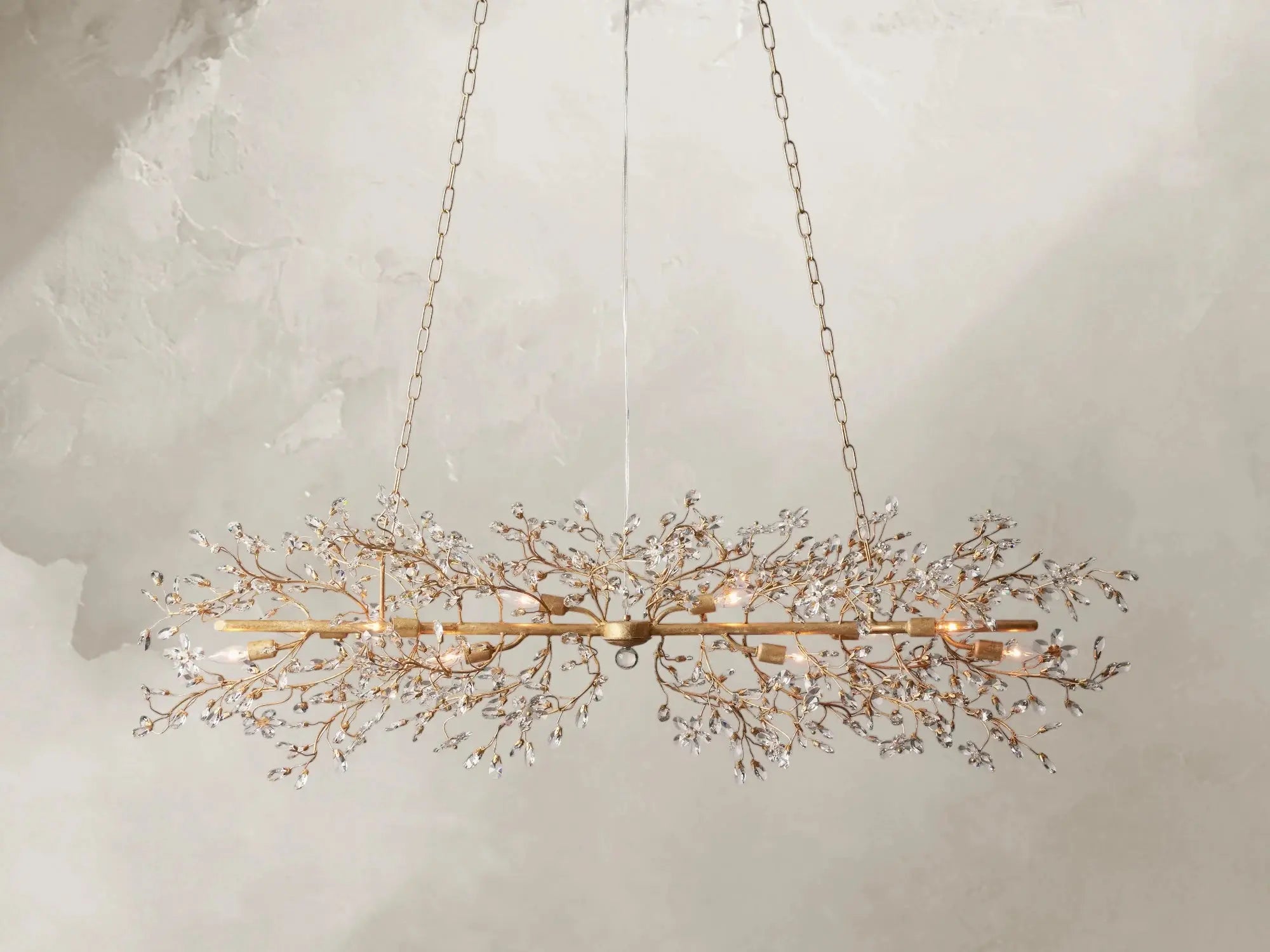 Fiona Linear Chandelier ZELNO LIGHTING