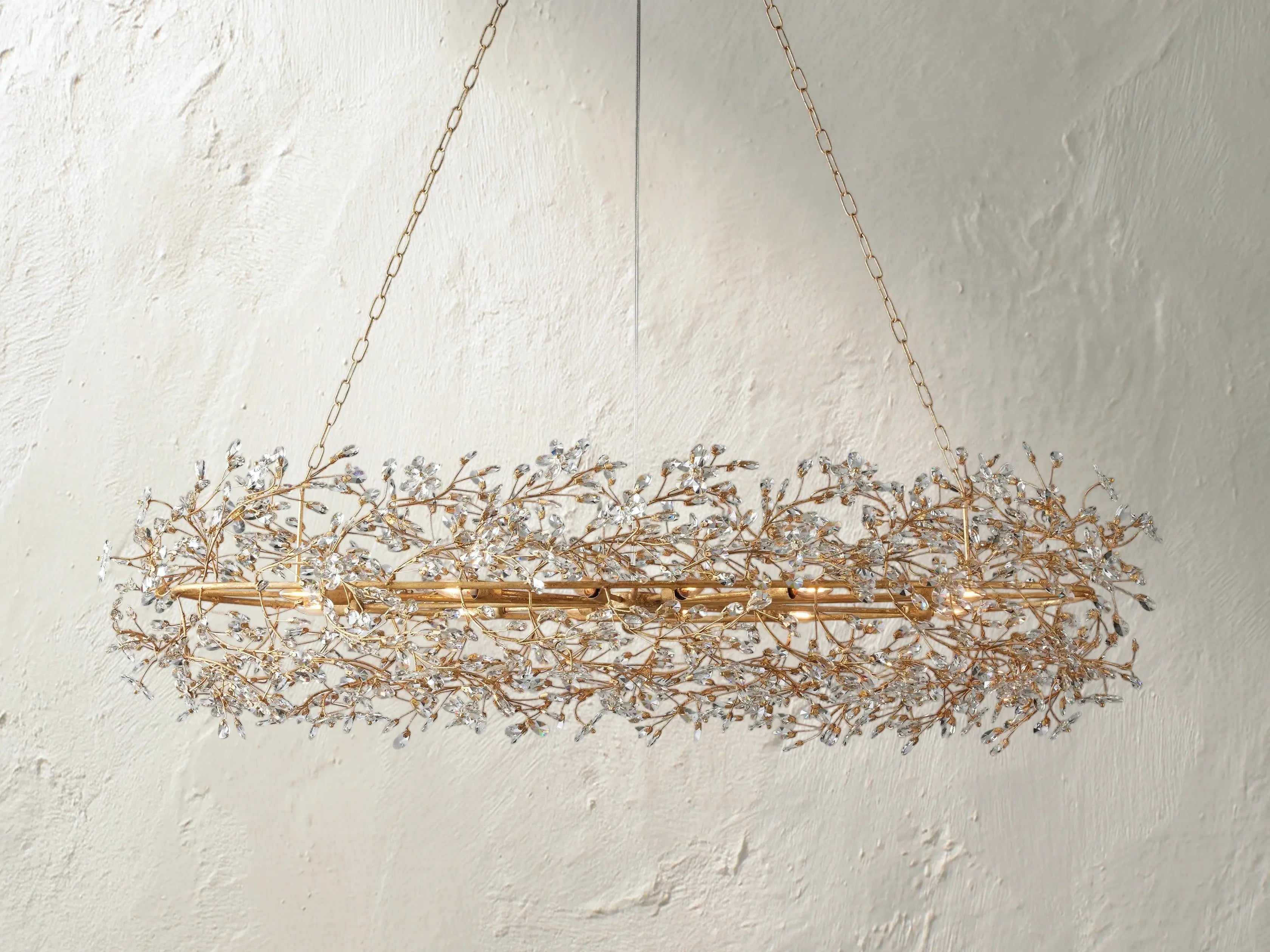 Fiona Oval Chandelier ZELNO LIGHTING