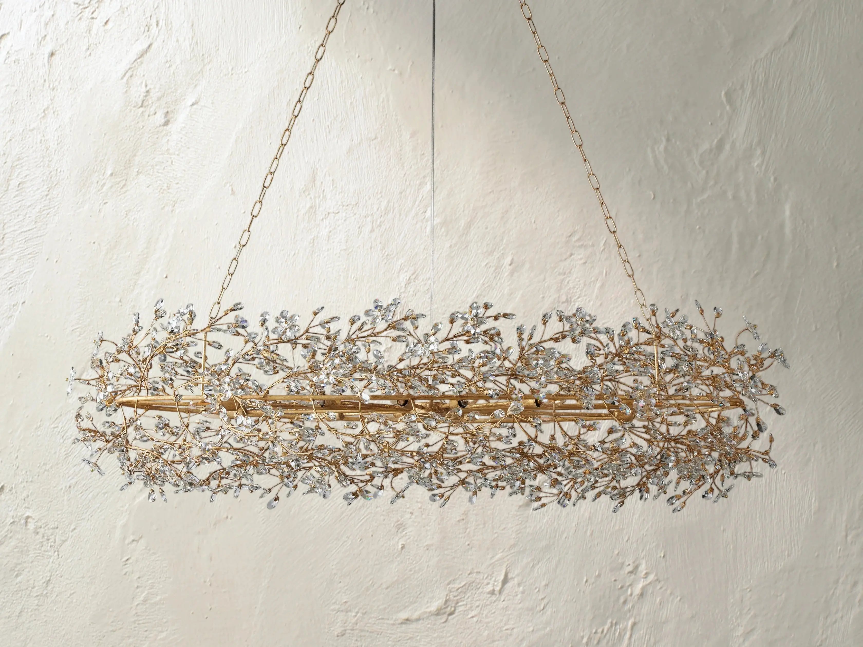 Fiona Oval Chandelier ZELNO LIGHTING