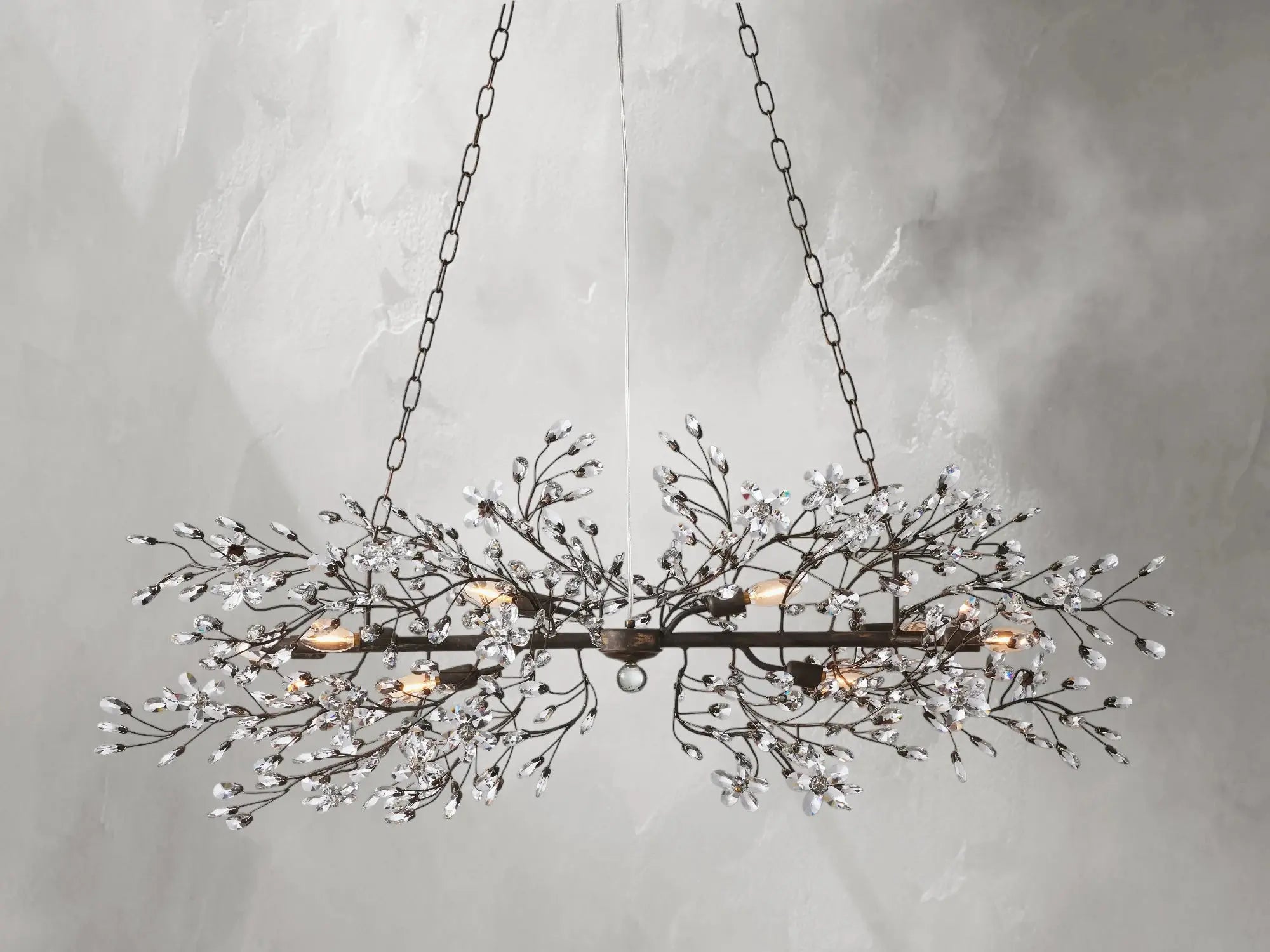Fiona Linear Chandelier ZELNO LIGHTING