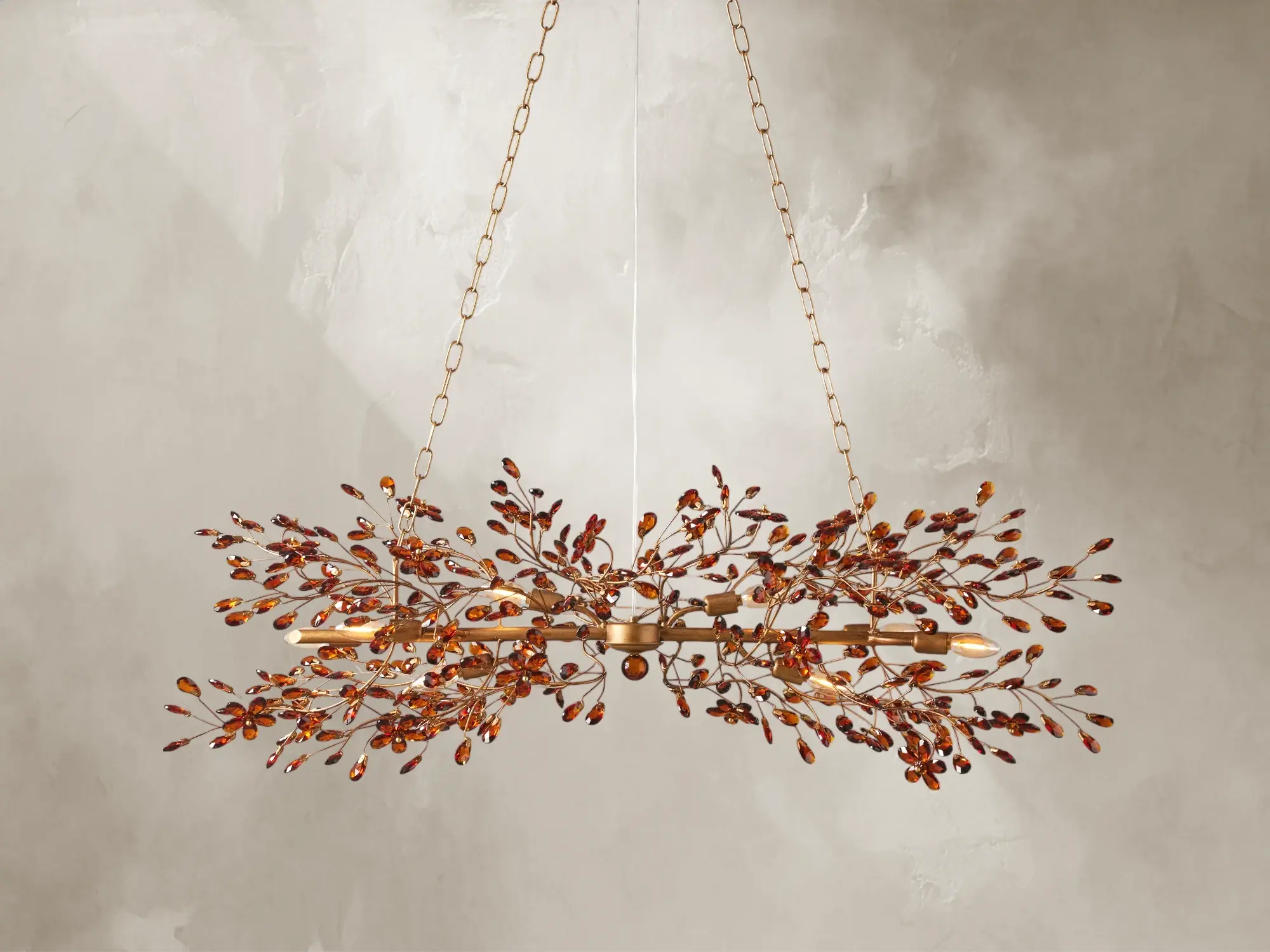 Fiona Linear Chandelier ZELNO LIGHTING