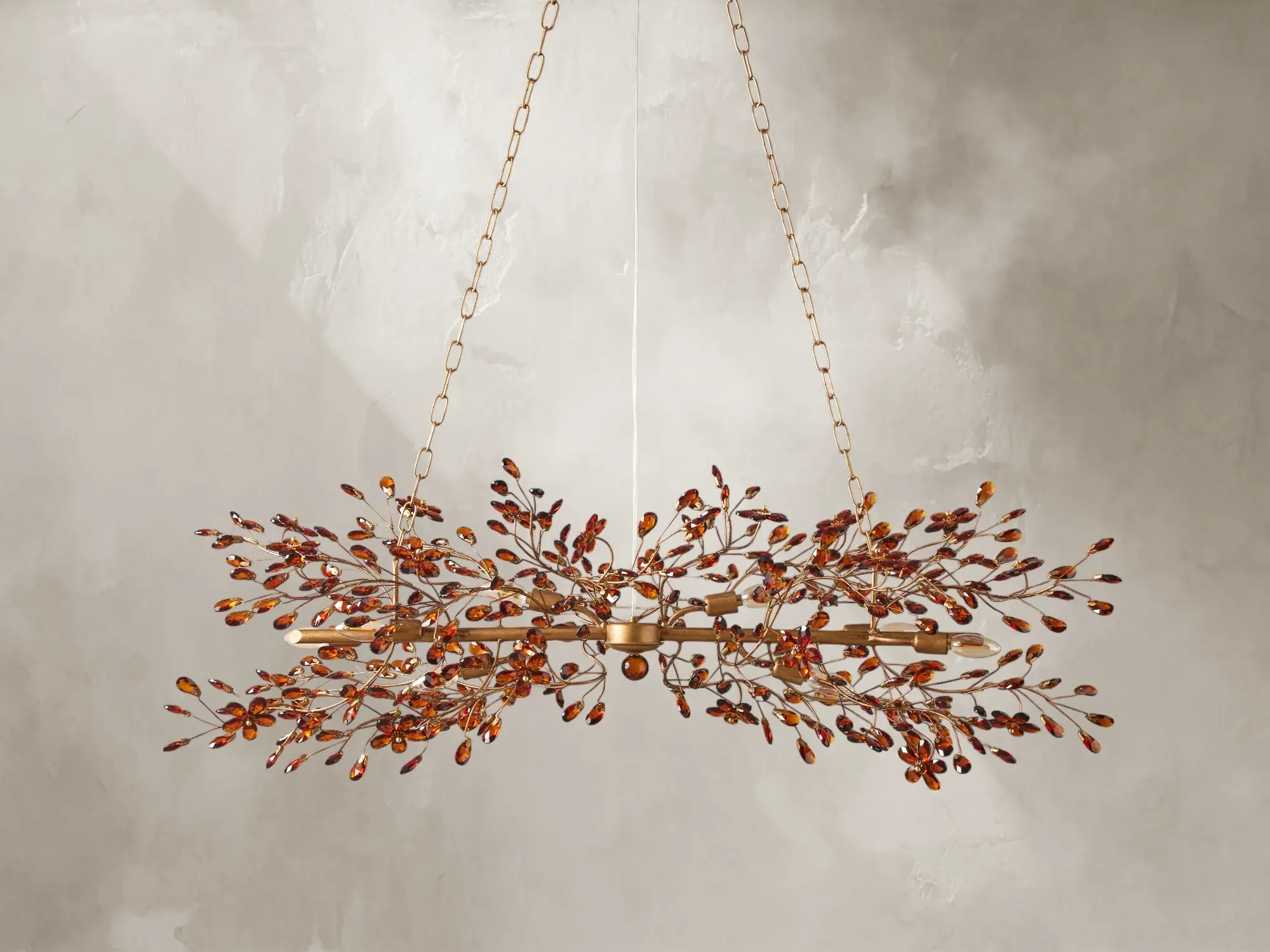 Fiona Linear Chandelier ZELNO LIGHTING