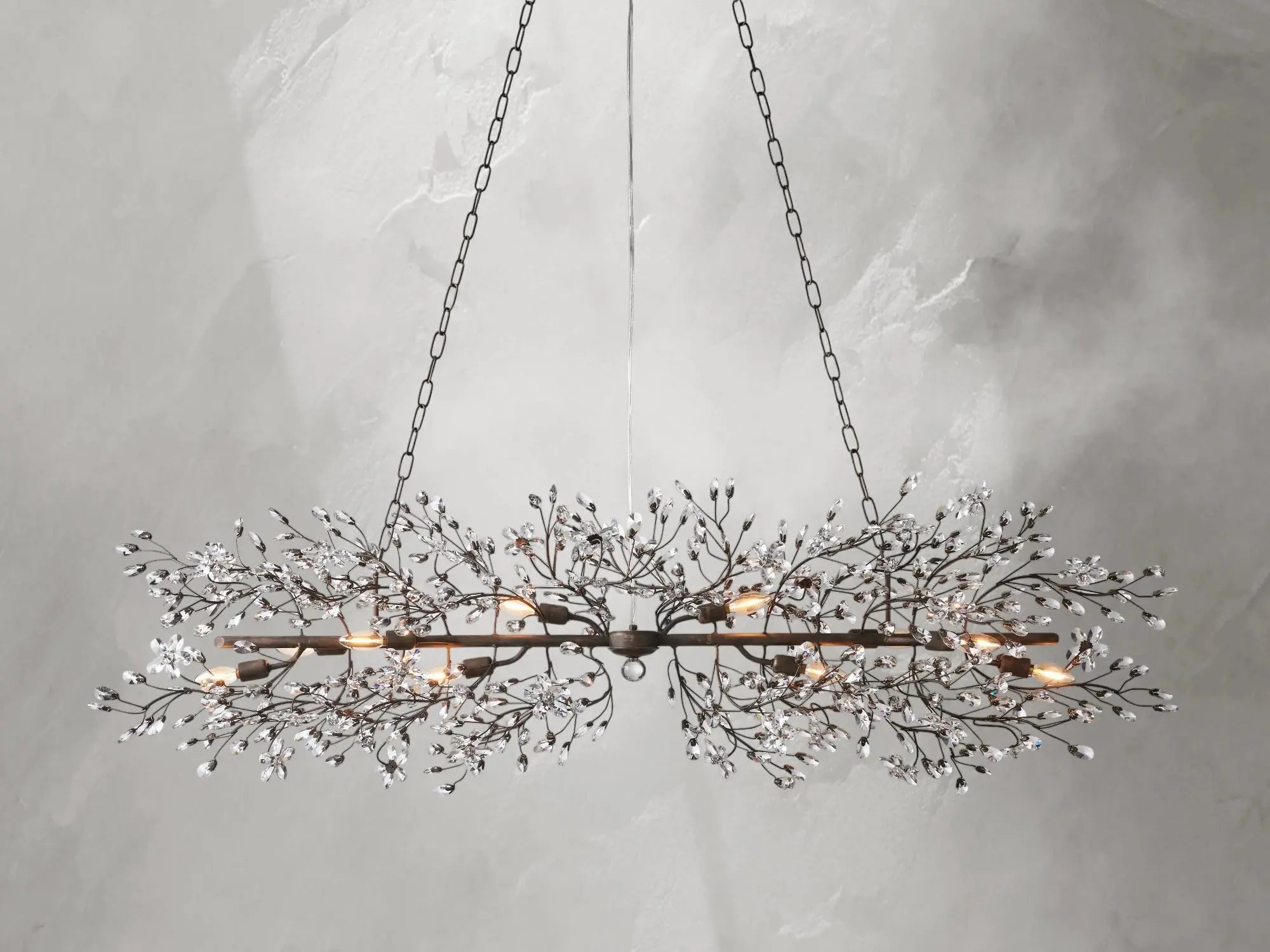 Fiona Linear Chandelier ZELNO LIGHTING