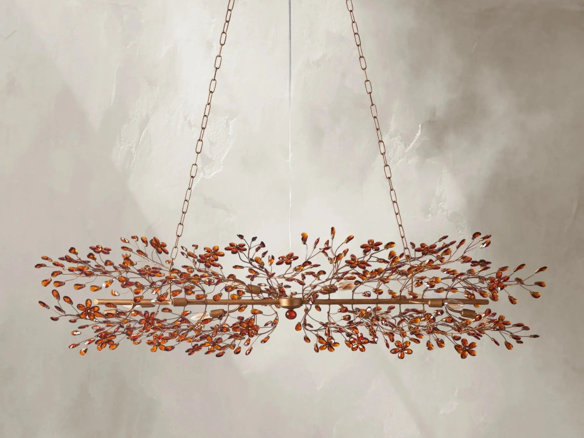 Fiona Linear Chandelier ZELNO LIGHTING