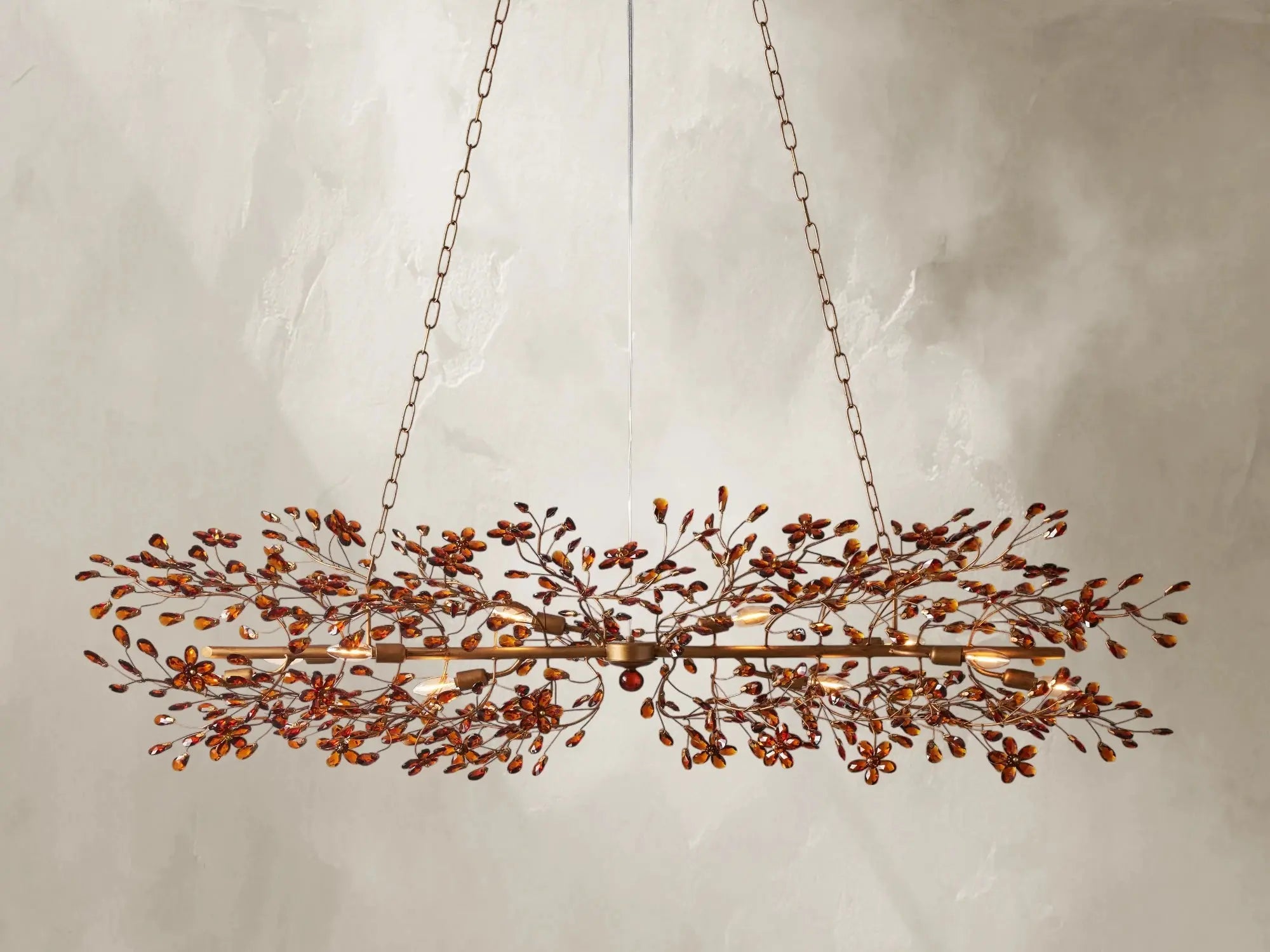 Fiona Linear Chandelier ZELNO LIGHTING
