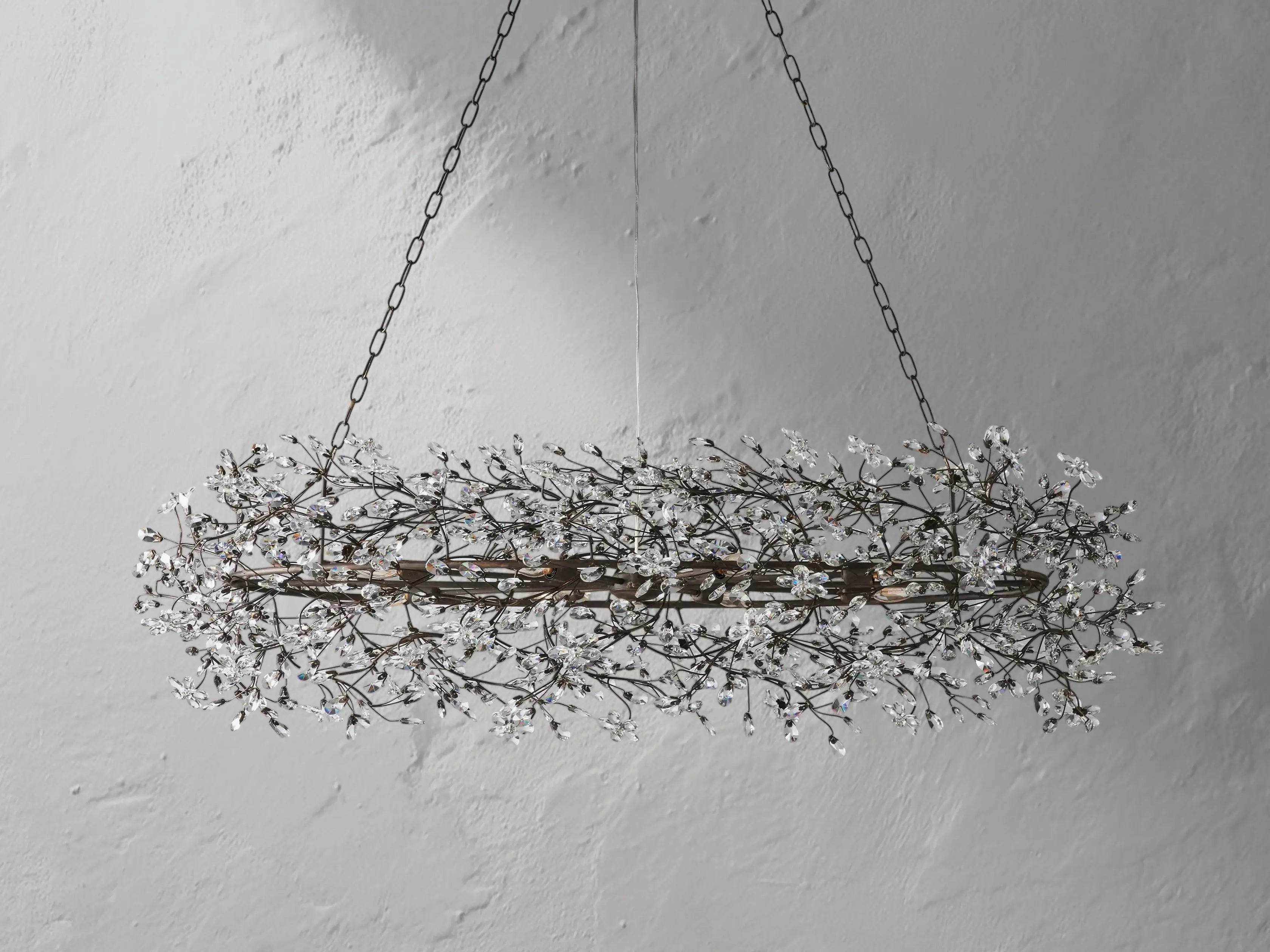 Fiona Oval Chandelier ZELNO LIGHTING