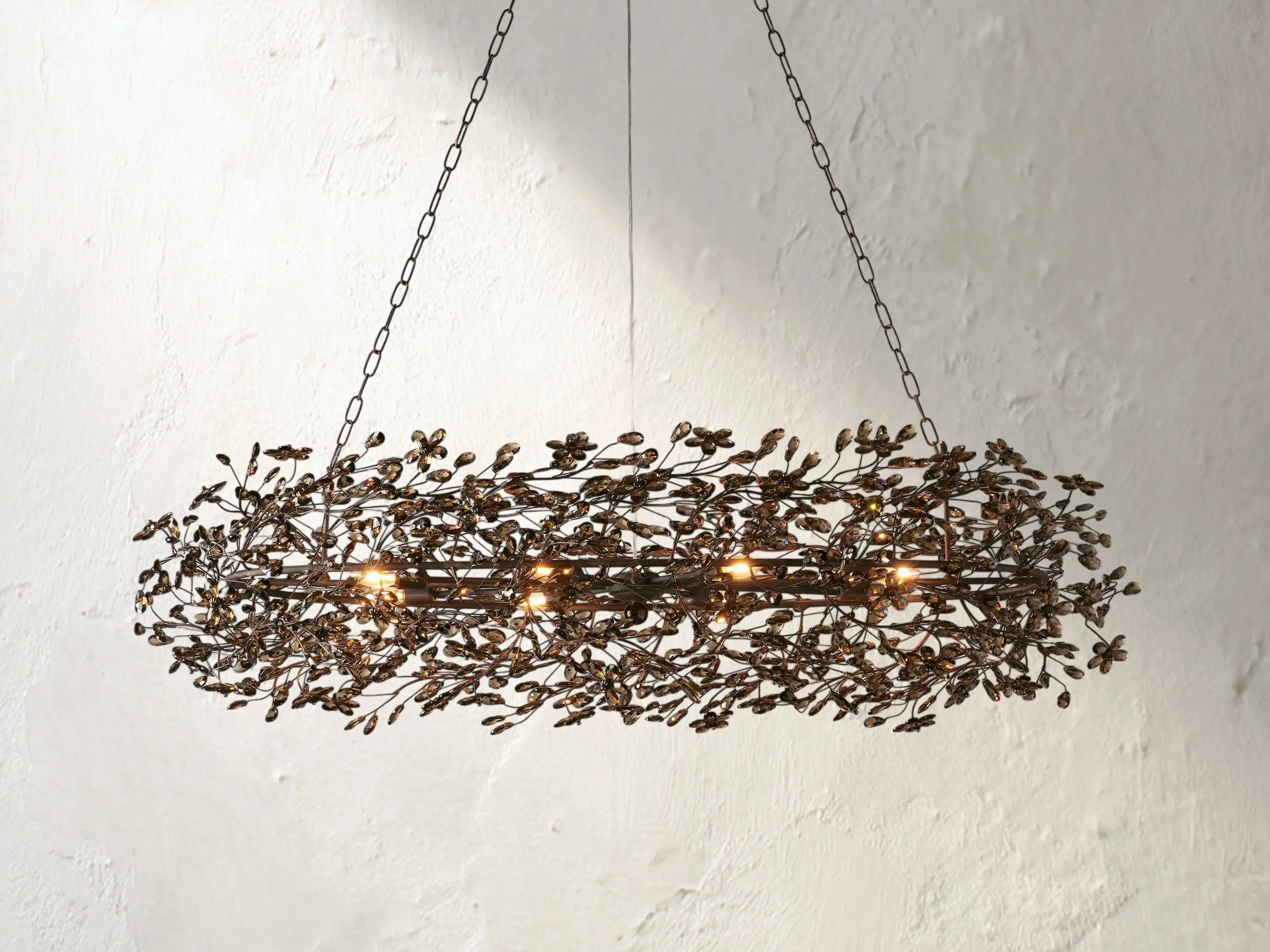 Fiona Oval Chandelier ZELNO LIGHTING