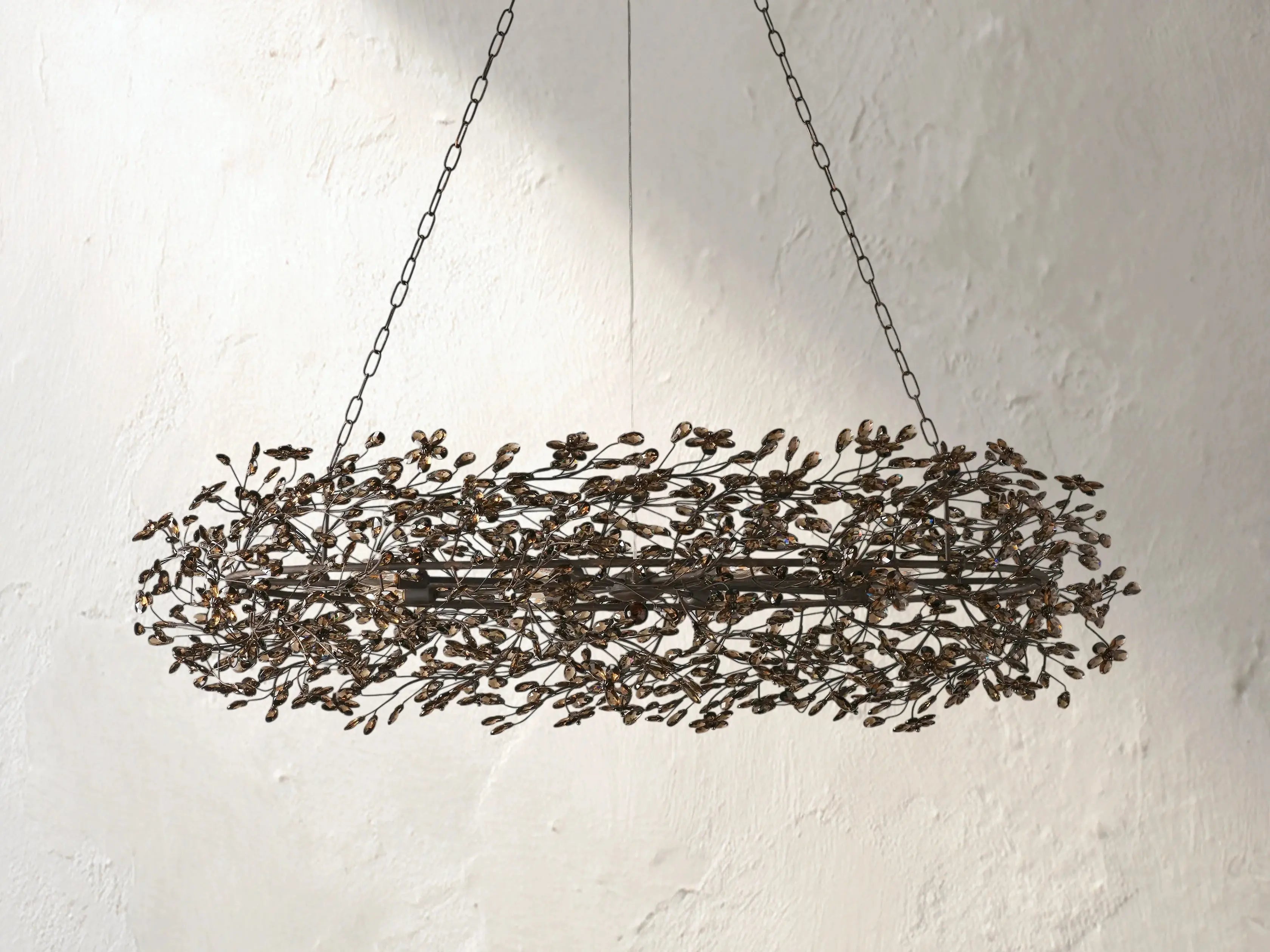 Fiona Oval Chandelier ZELNO LIGHTING