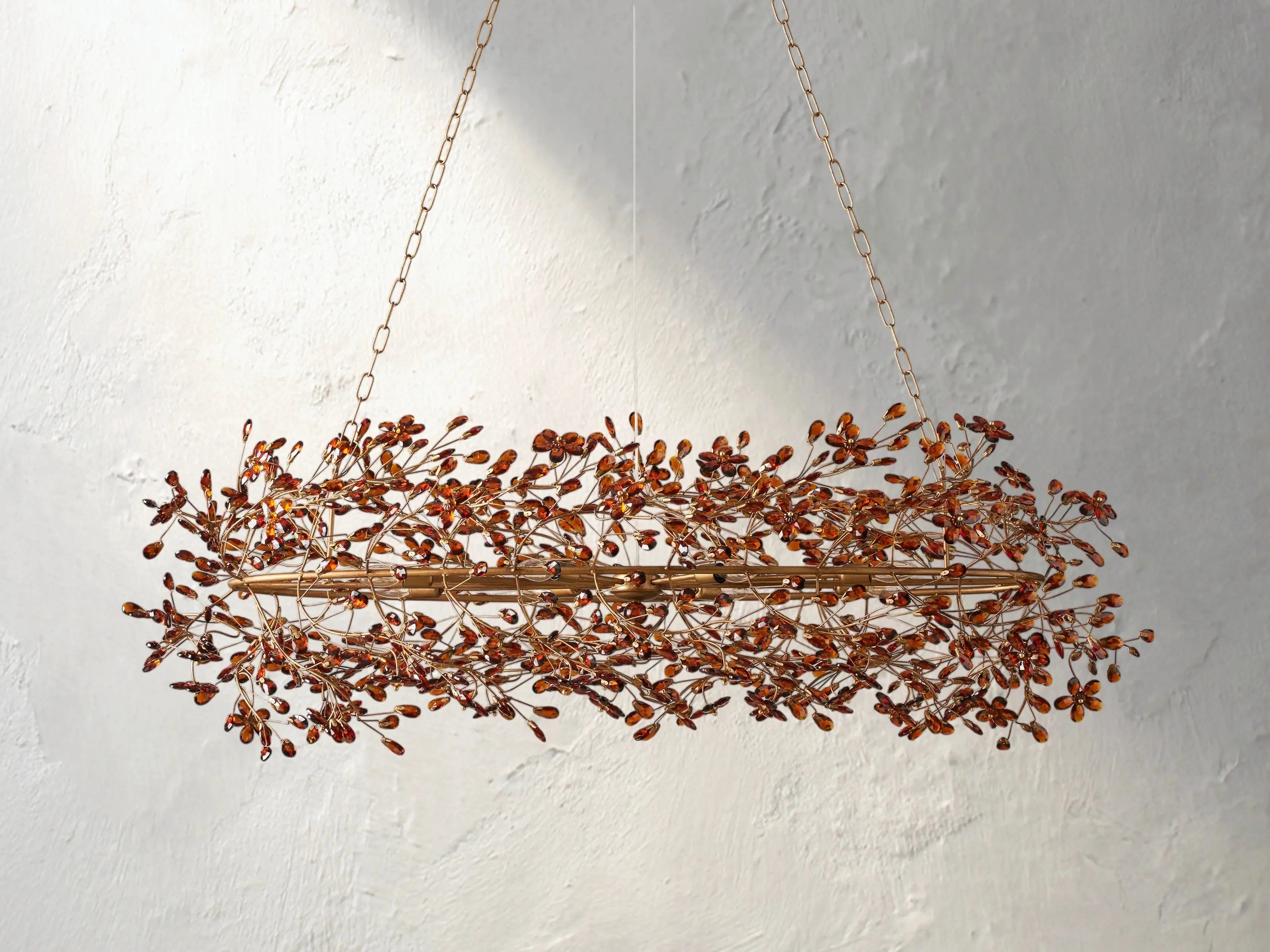Fiona Oval Chandelier ZELNO LIGHTING