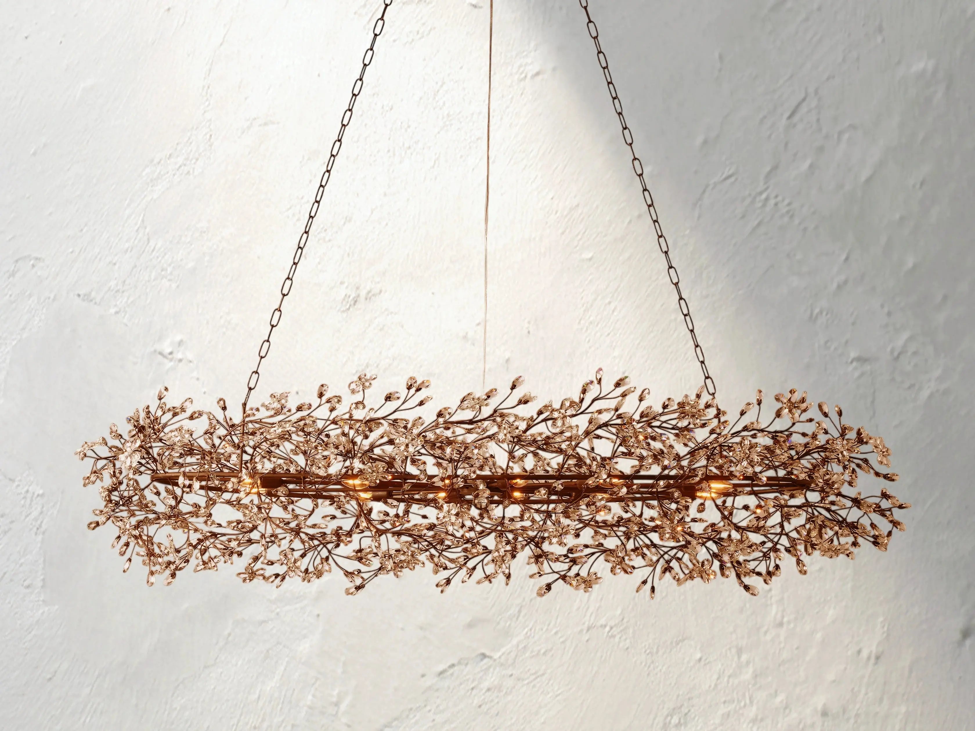 Fiona Oval Chandelier ZELNO LIGHTING