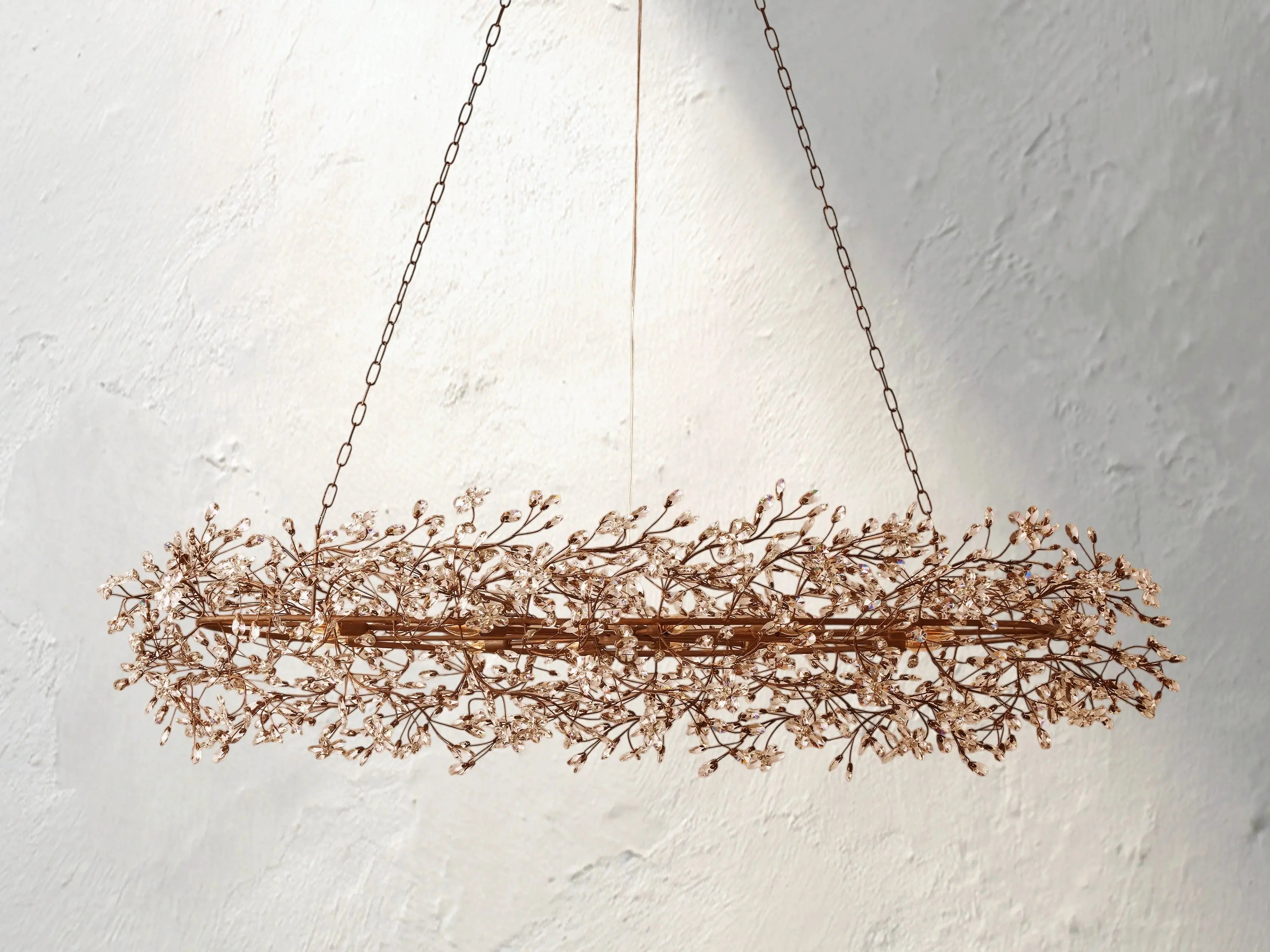 Fiona Oval Chandelier ZELNO LIGHTING