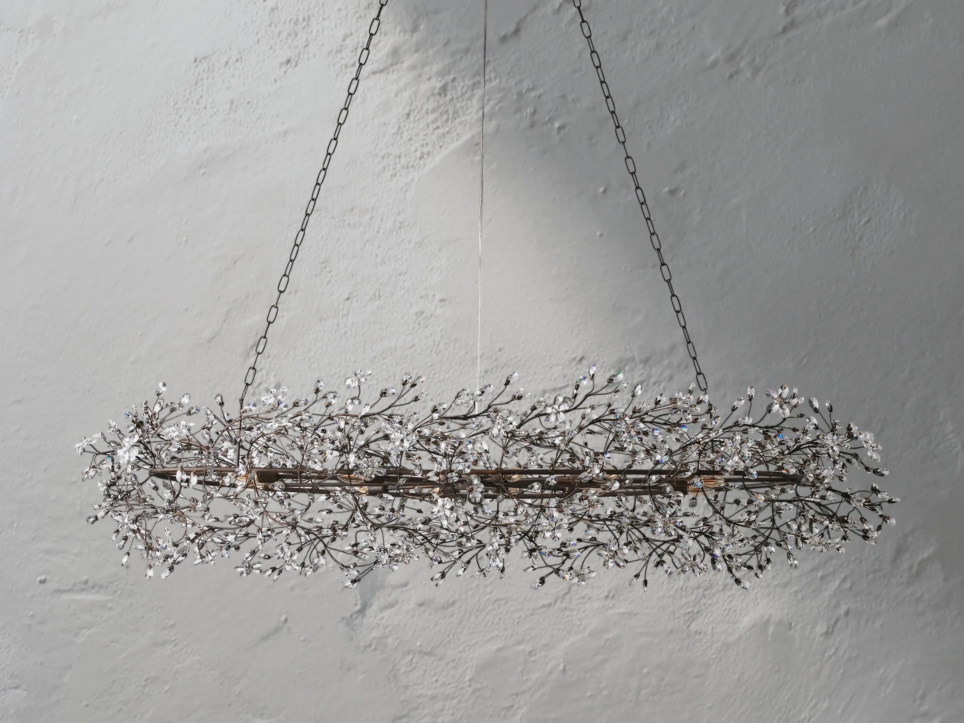 Fiona Oval Chandelier ZELNO LIGHTING