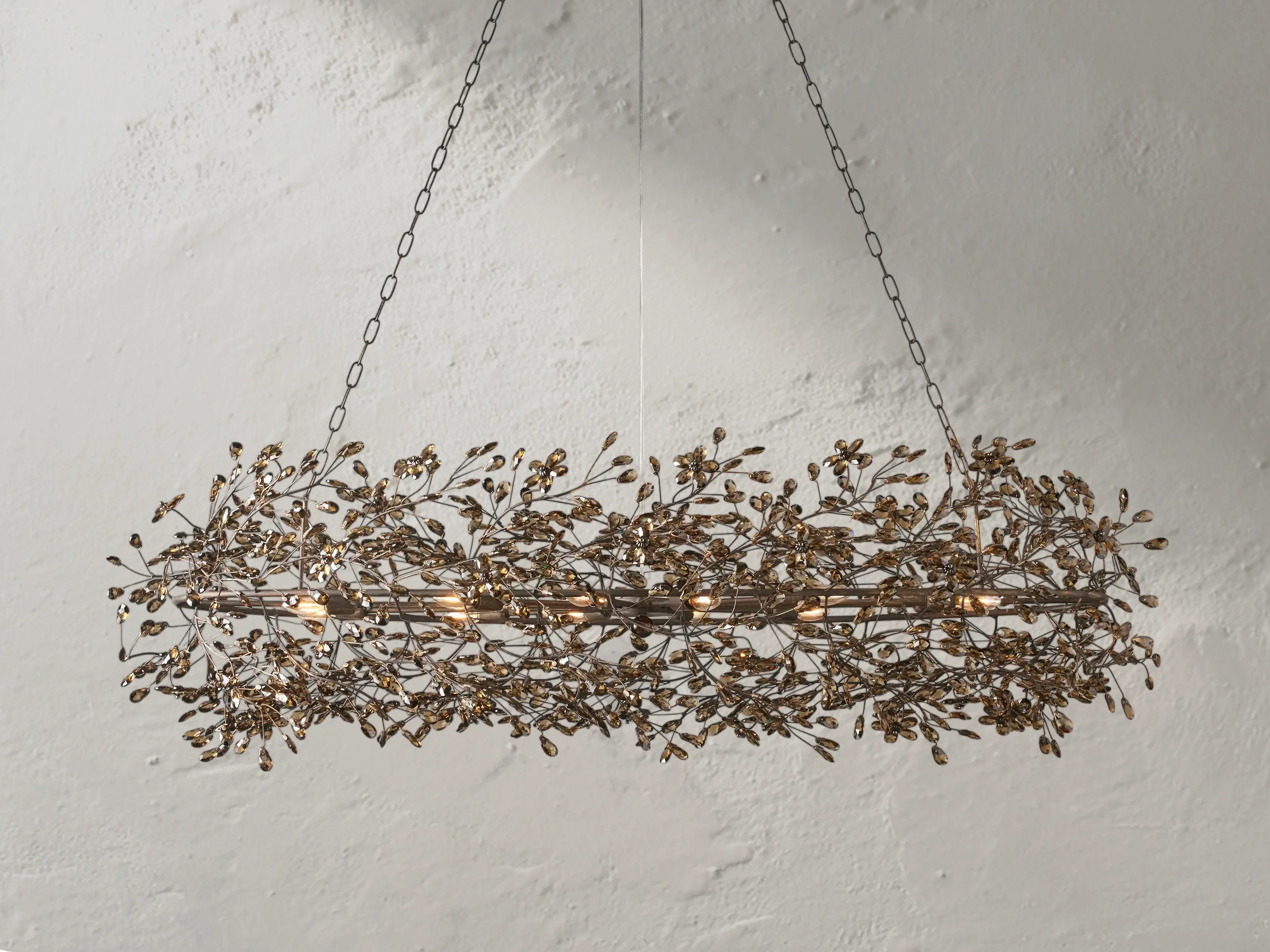 Fiona Oval Chandelier ZELNO LIGHTING