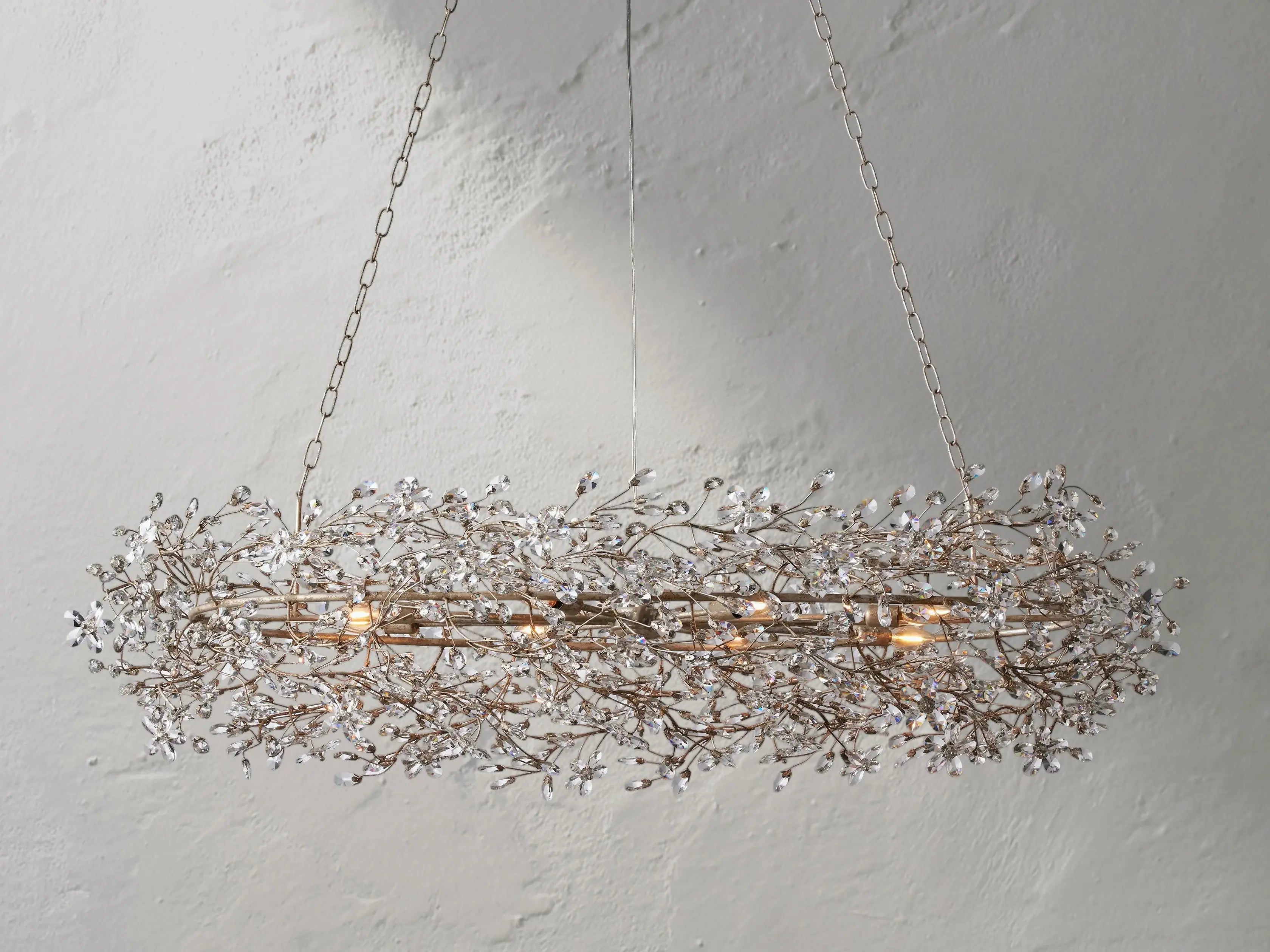 Fiona Oval Chandelier ZELNO LIGHTING