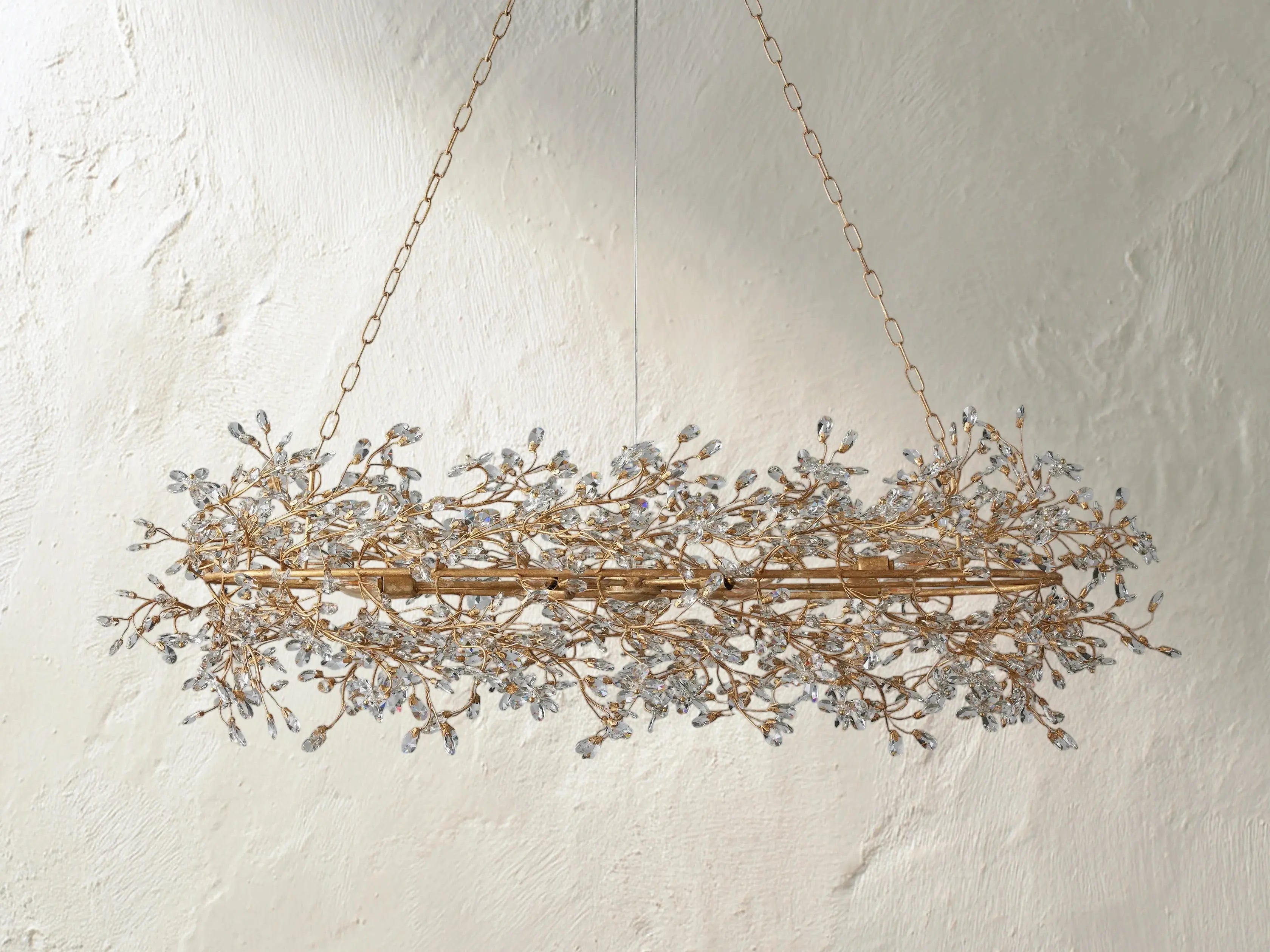 Fiona Oval Chandelier ZELNO LIGHTING
