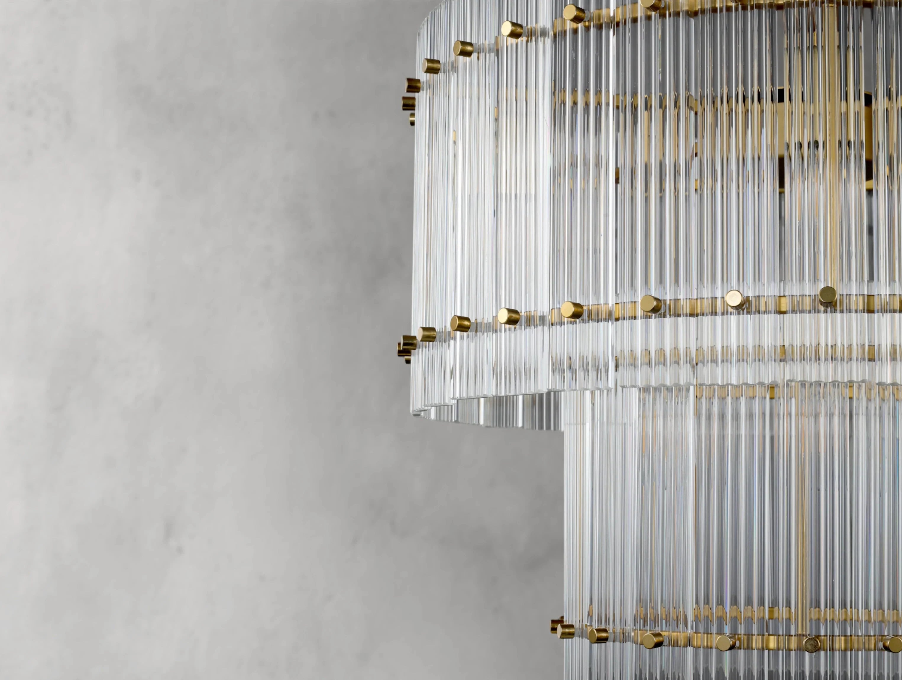 Royce Two-Tier Round Chandelier ZELNO LIGHTING