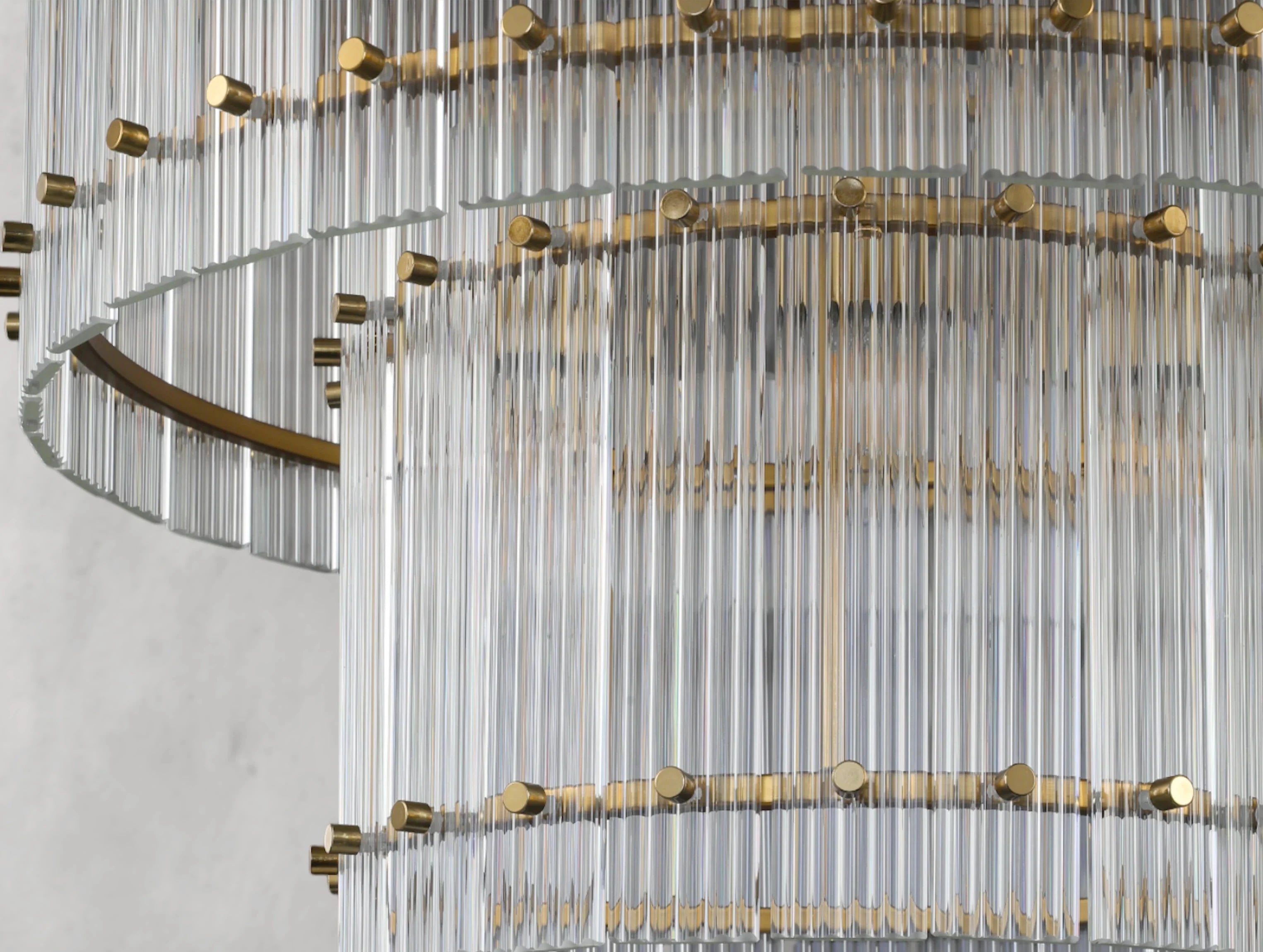 Royce Two-Tier Round Chandelier ZELNO LIGHTING