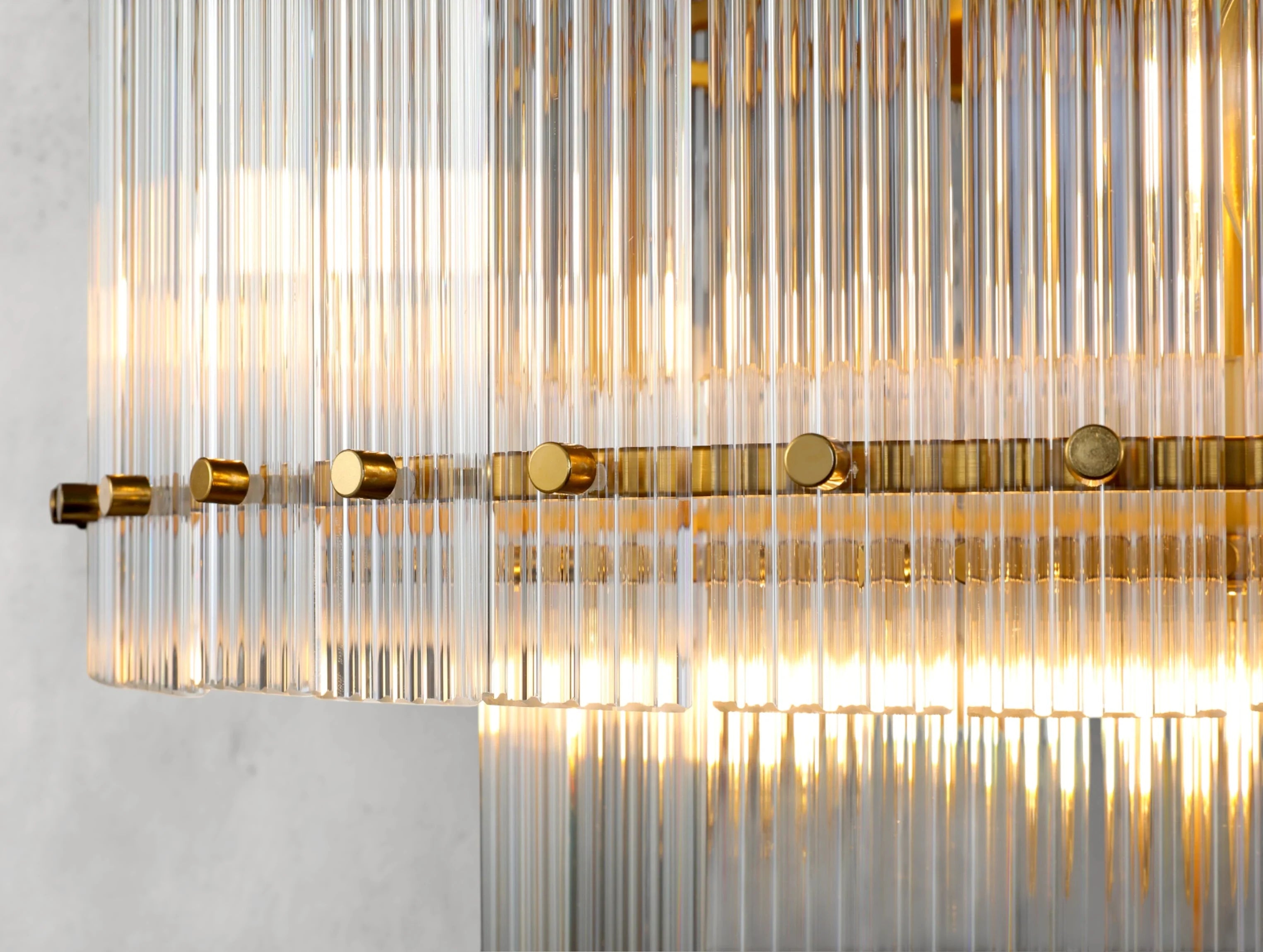 Royce Two-Tier Round Chandelier ZELNO LIGHTING