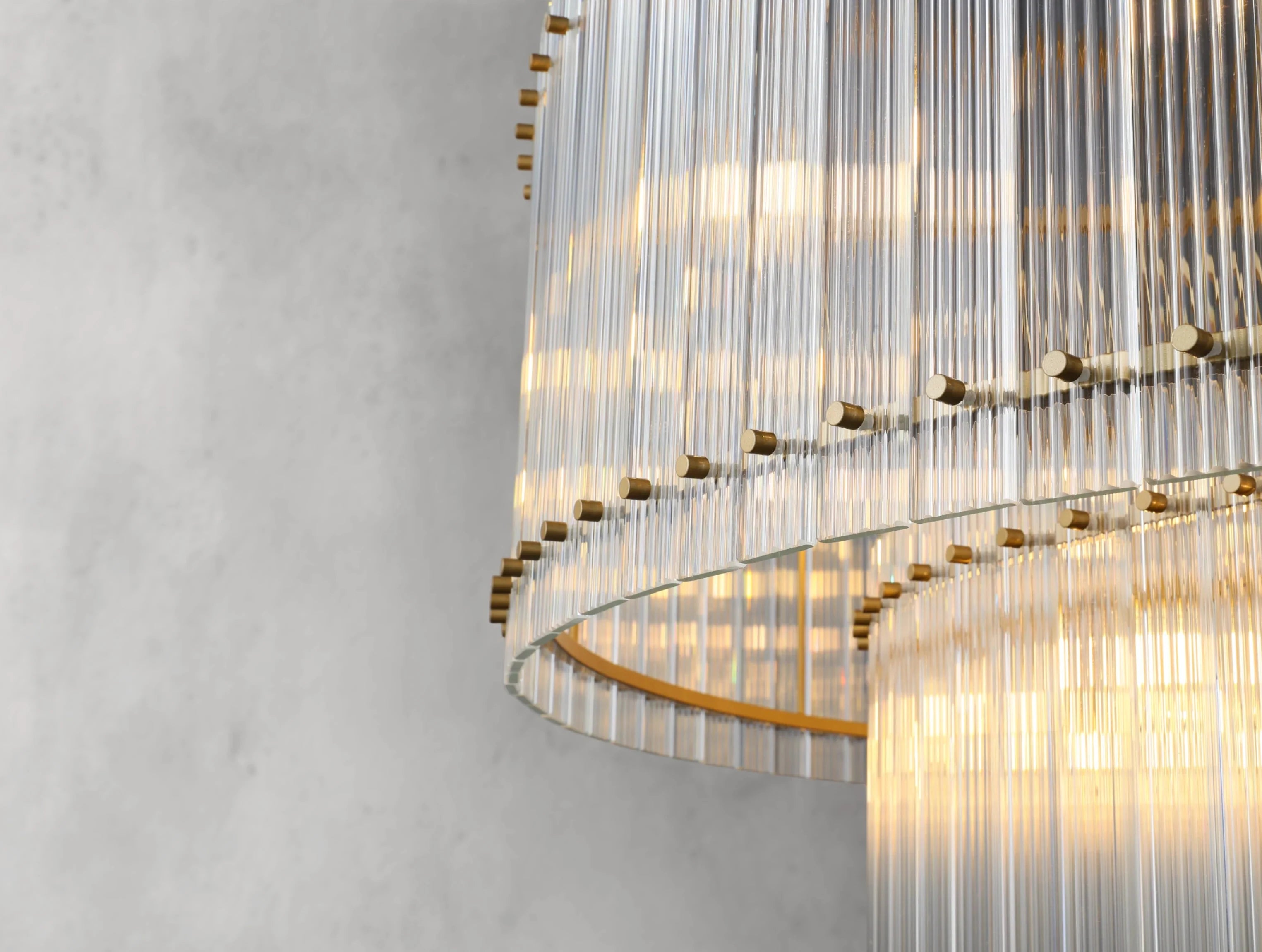 Royce Two-Tier Round Chandelier ZELNO LIGHTING