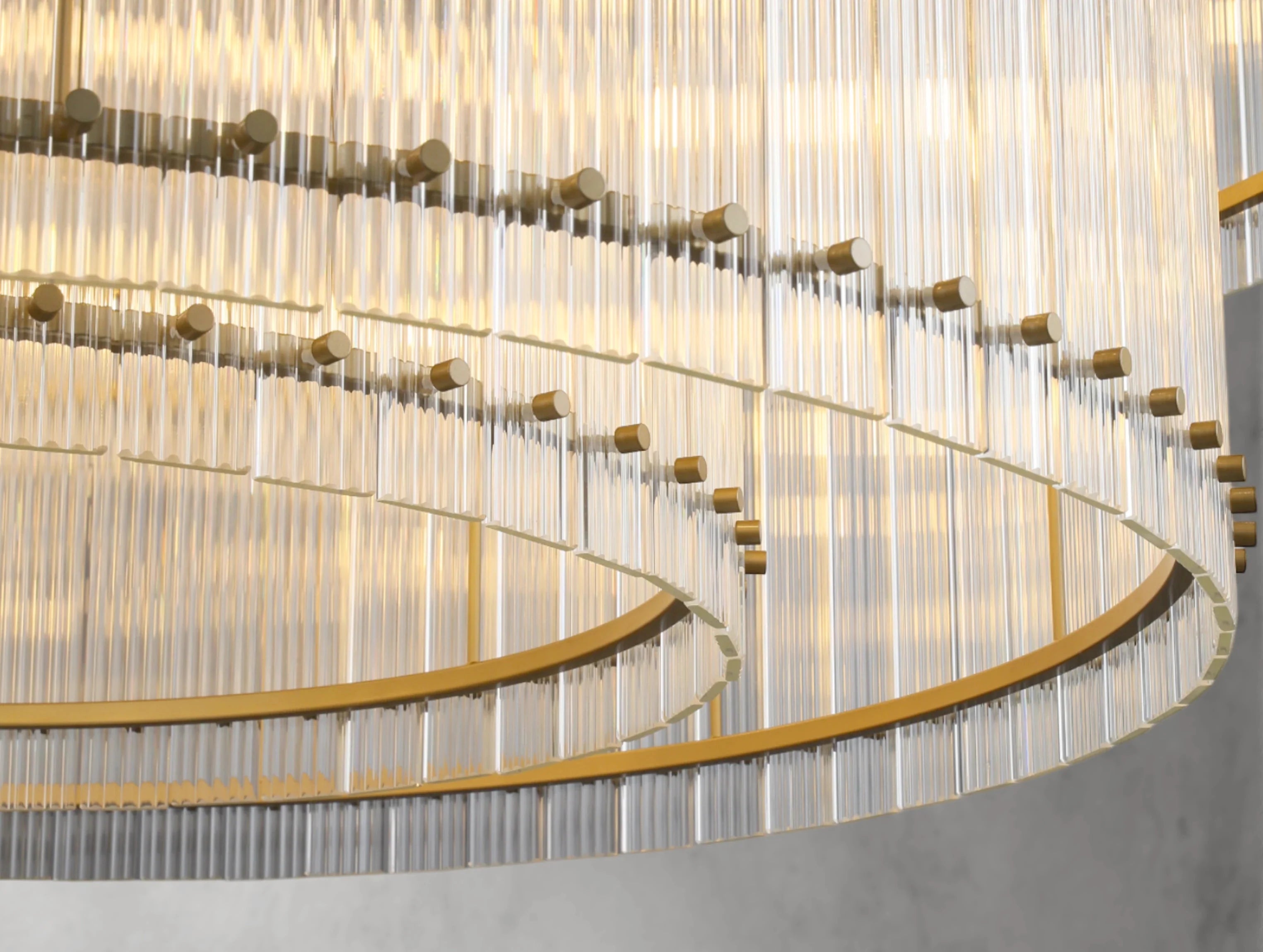 Royce Two-Tier Round Chandelier ZELNO LIGHTING