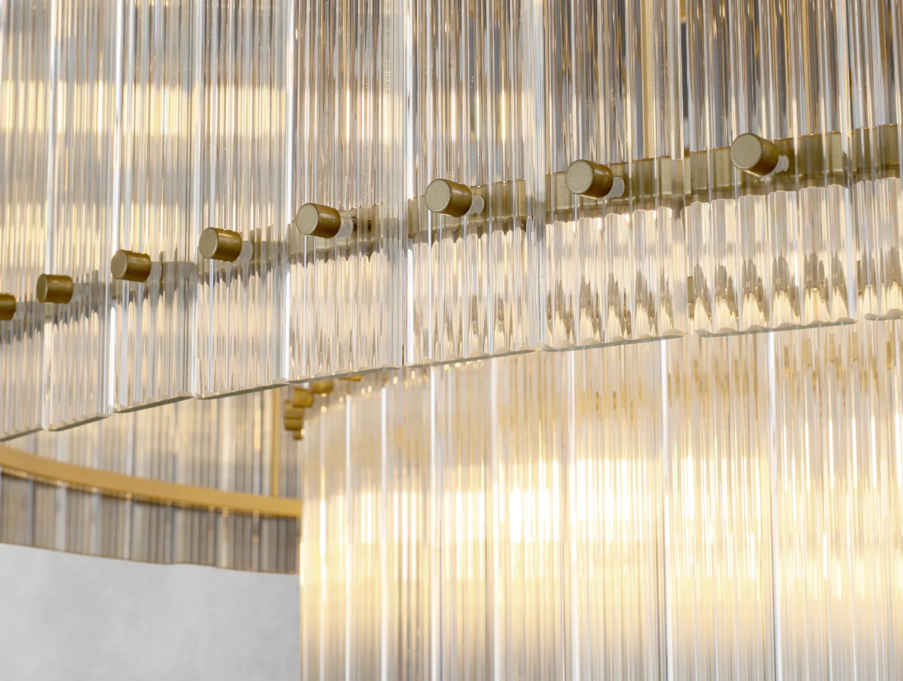 Royce Two-Tier Round Chandelier ZELNO LIGHTING
