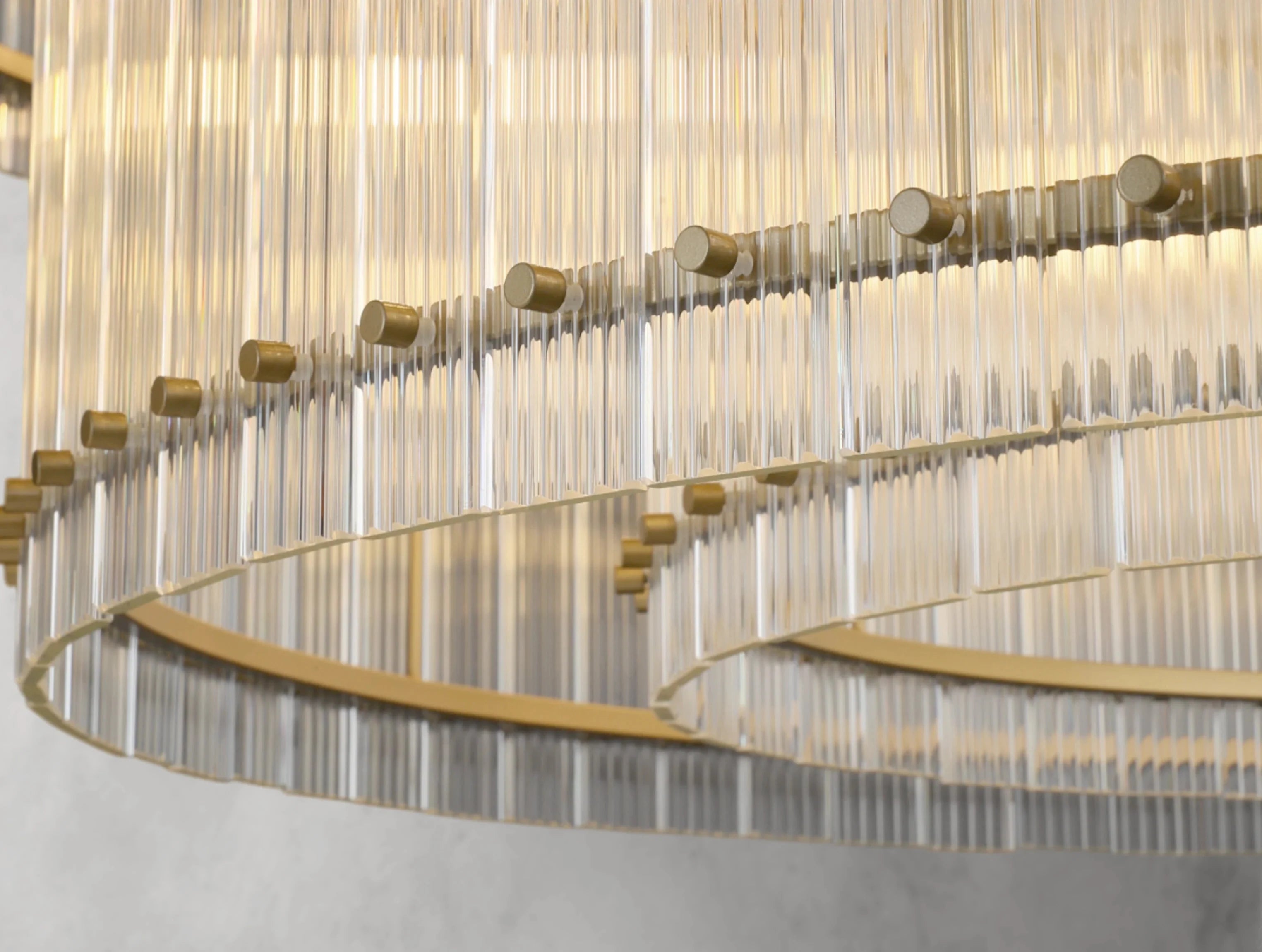 Royce Two-Tier Round Chandelier ZELNO LIGHTING