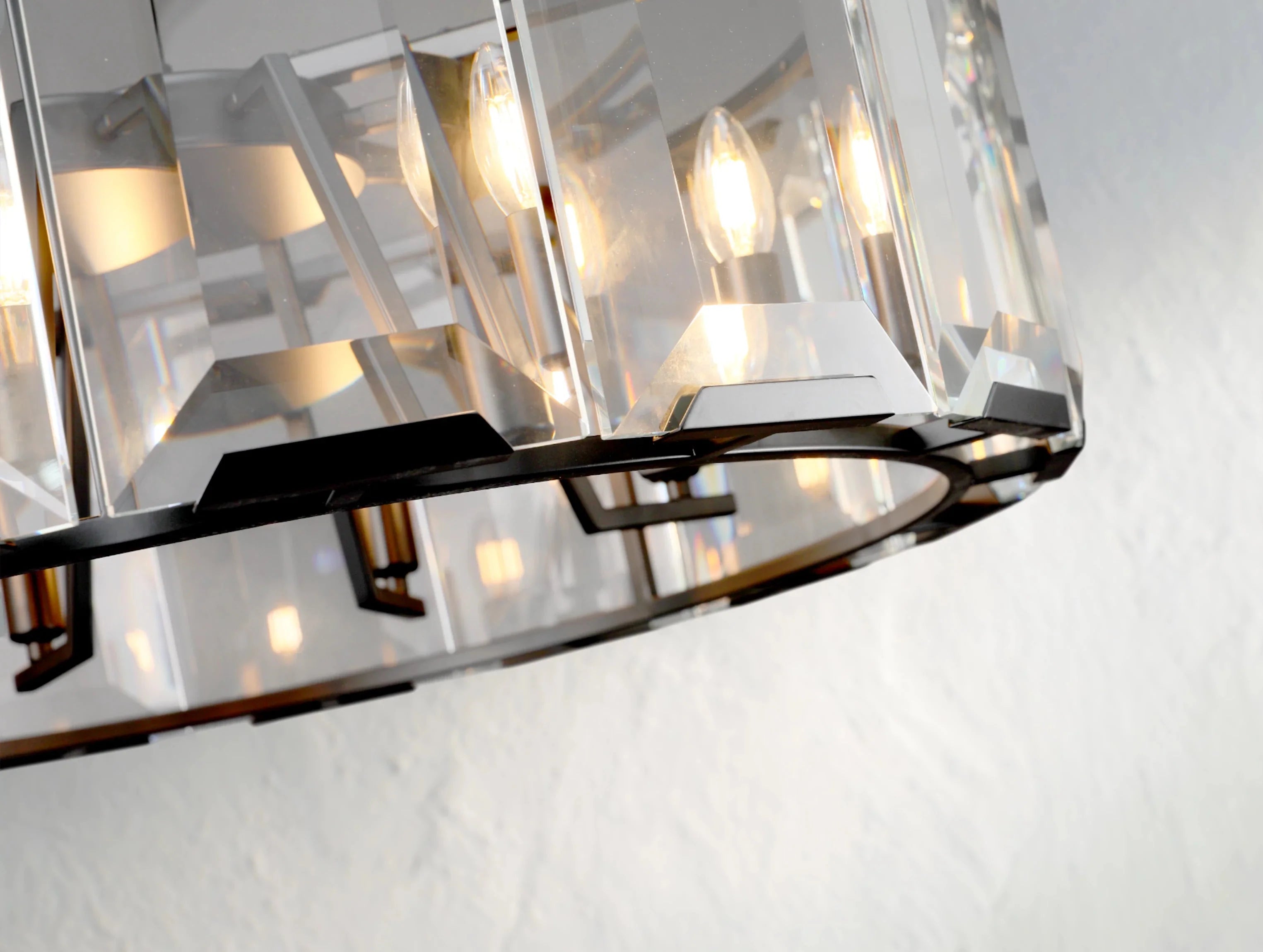 Valonne Crystal Round Chandelier ZELNO LIGHTING
