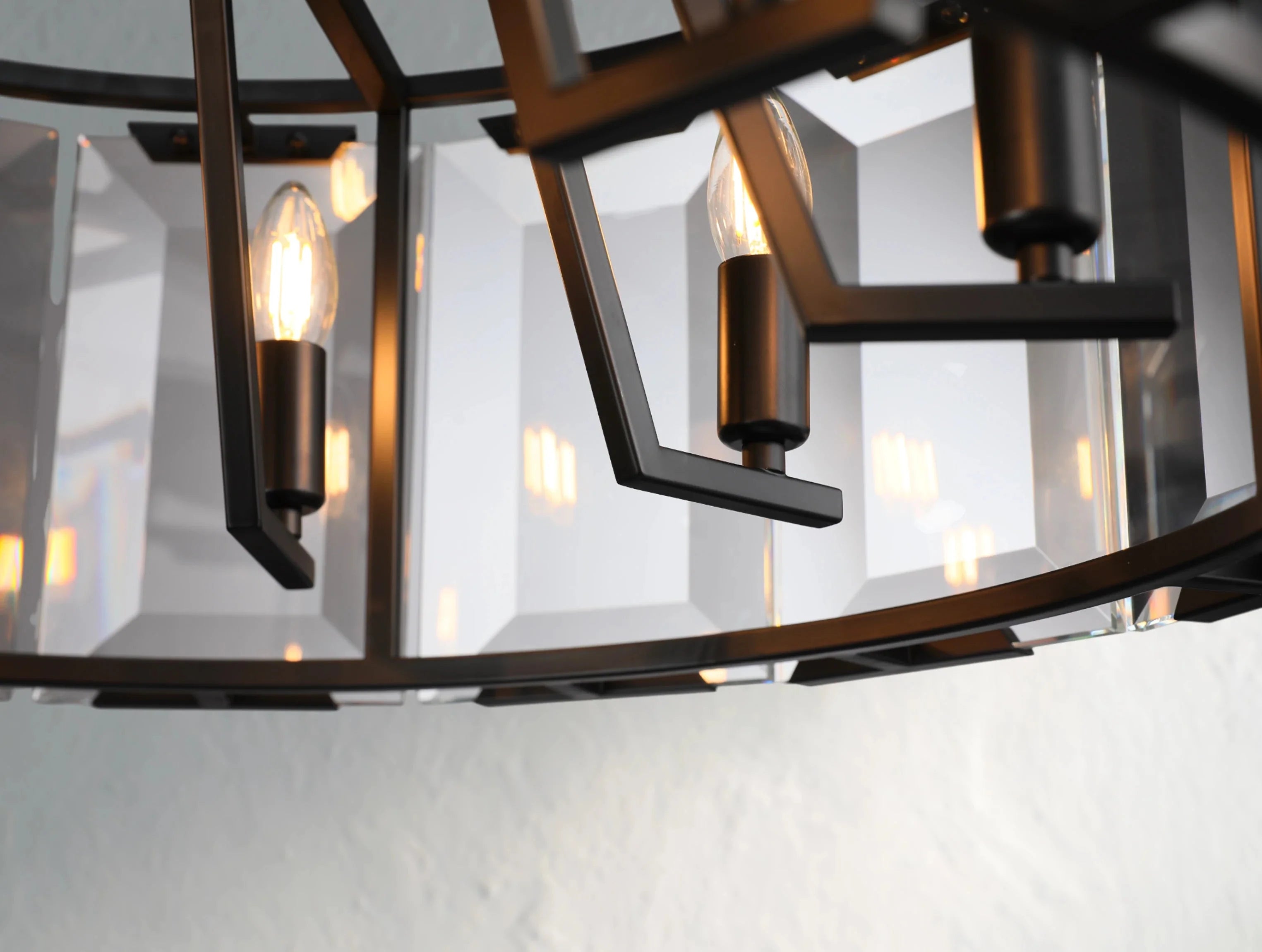 Valonne Crystal Round Chandelier ZELNO LIGHTING