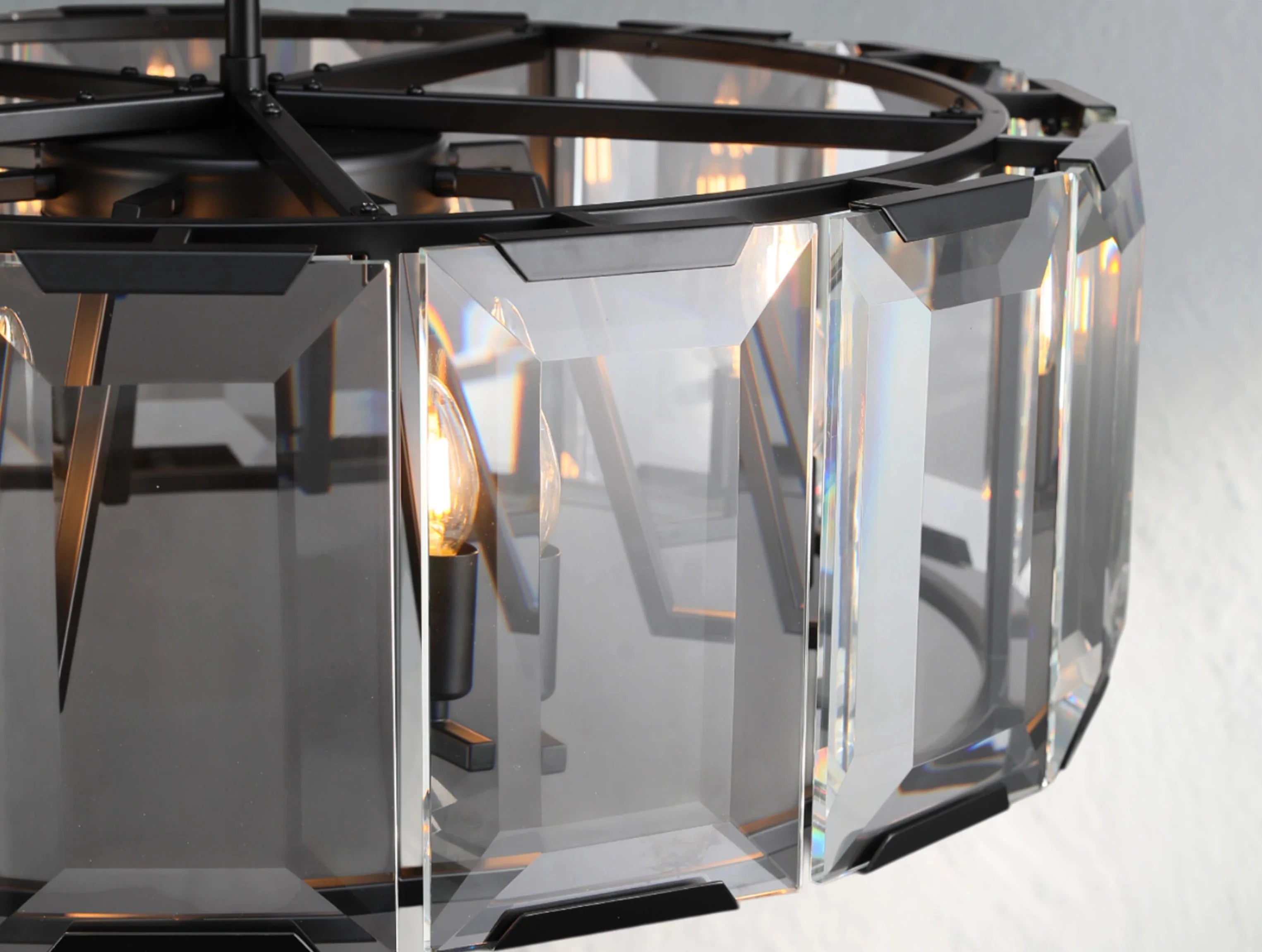 Valonne Crystal Round Chandelier ZELNO LIGHTING