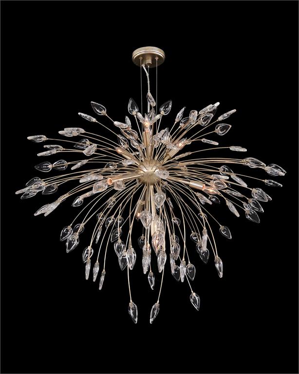 Reveille Crystal Constellation Seven-Light Pendant Chandelier - Zelnolighting