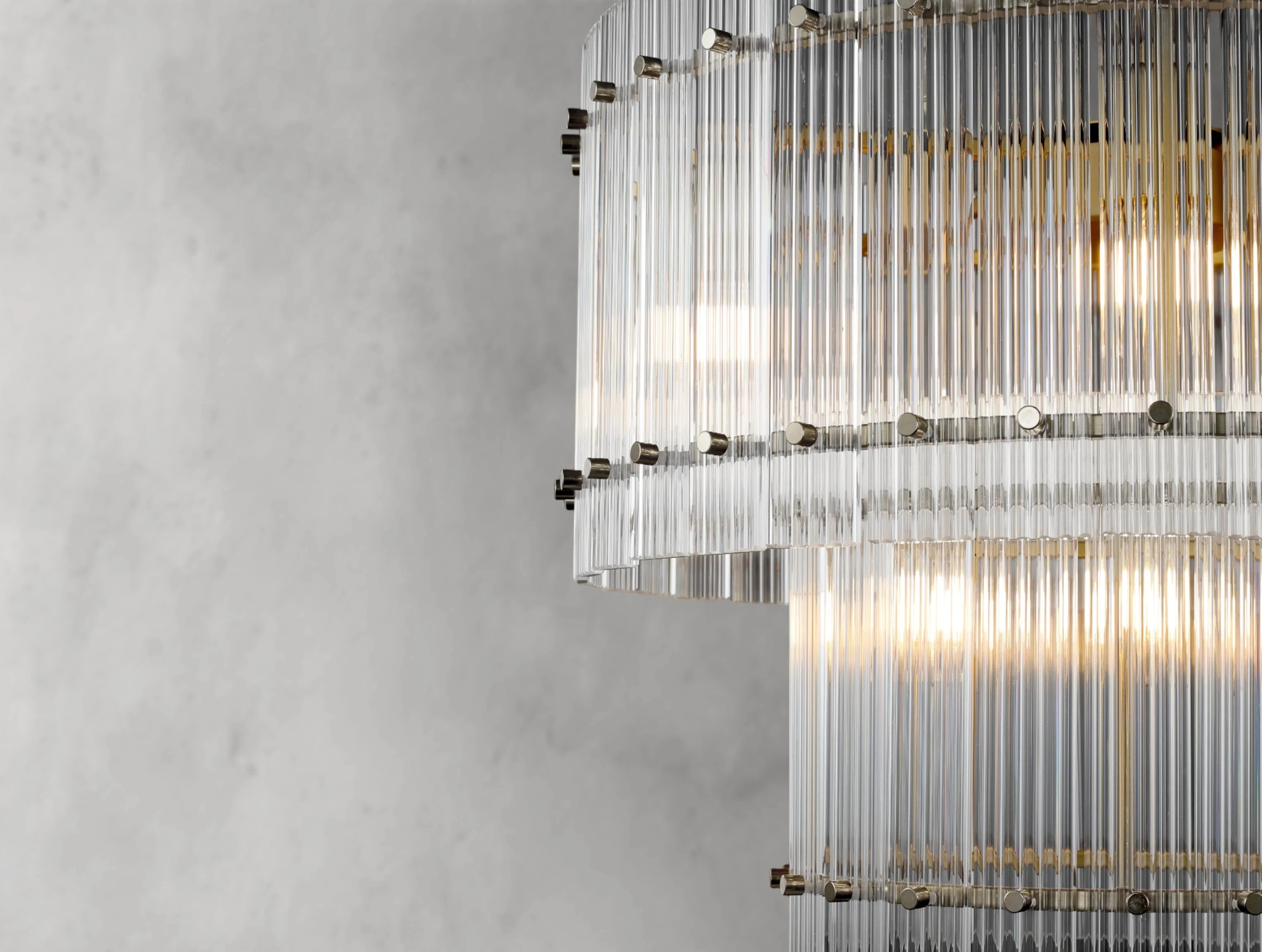 Royce Two-Tier Round Chandelier ZELNO LIGHTING