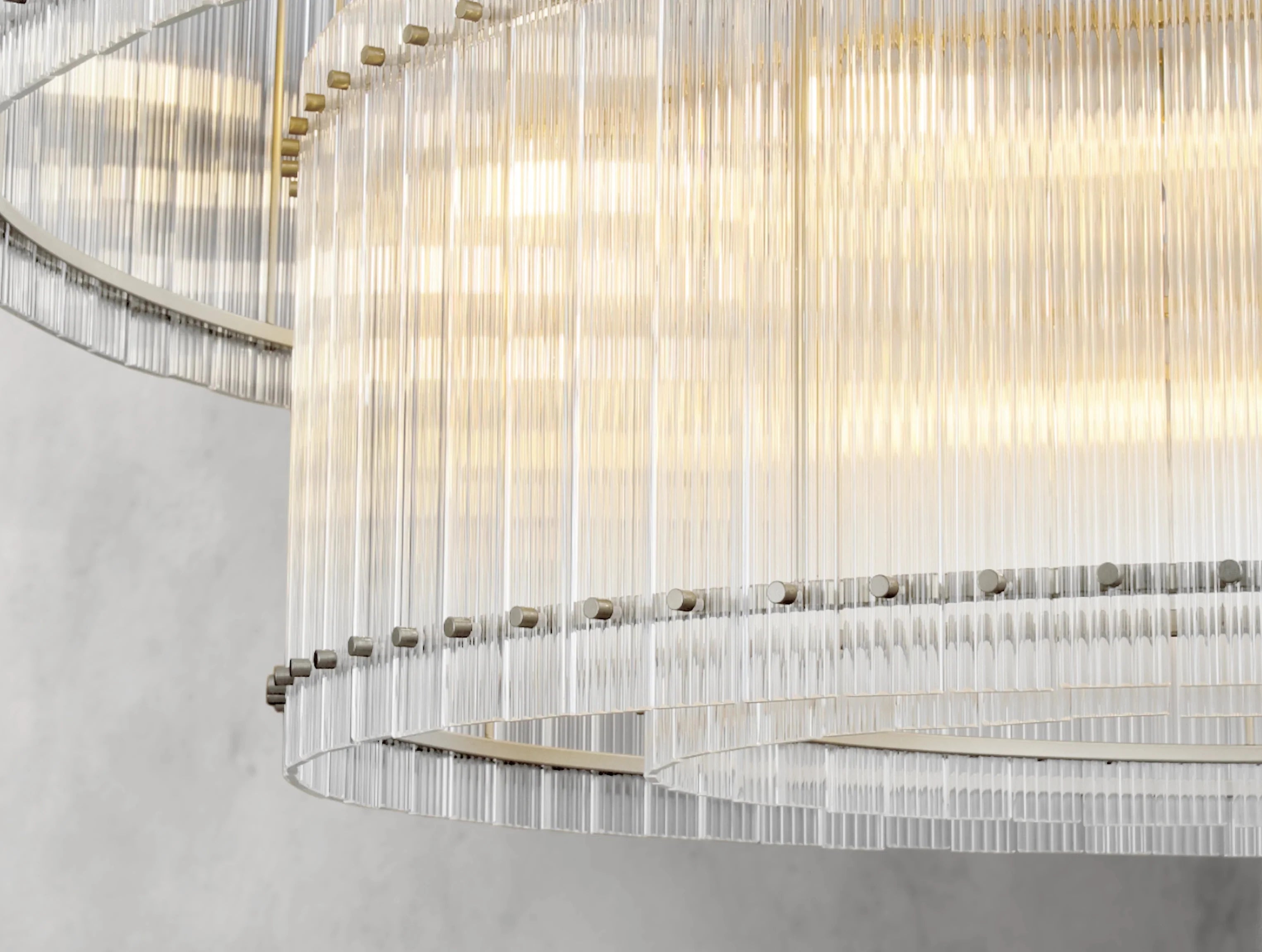 Royce Two-Tier Round Chandelier ZELNO LIGHTING