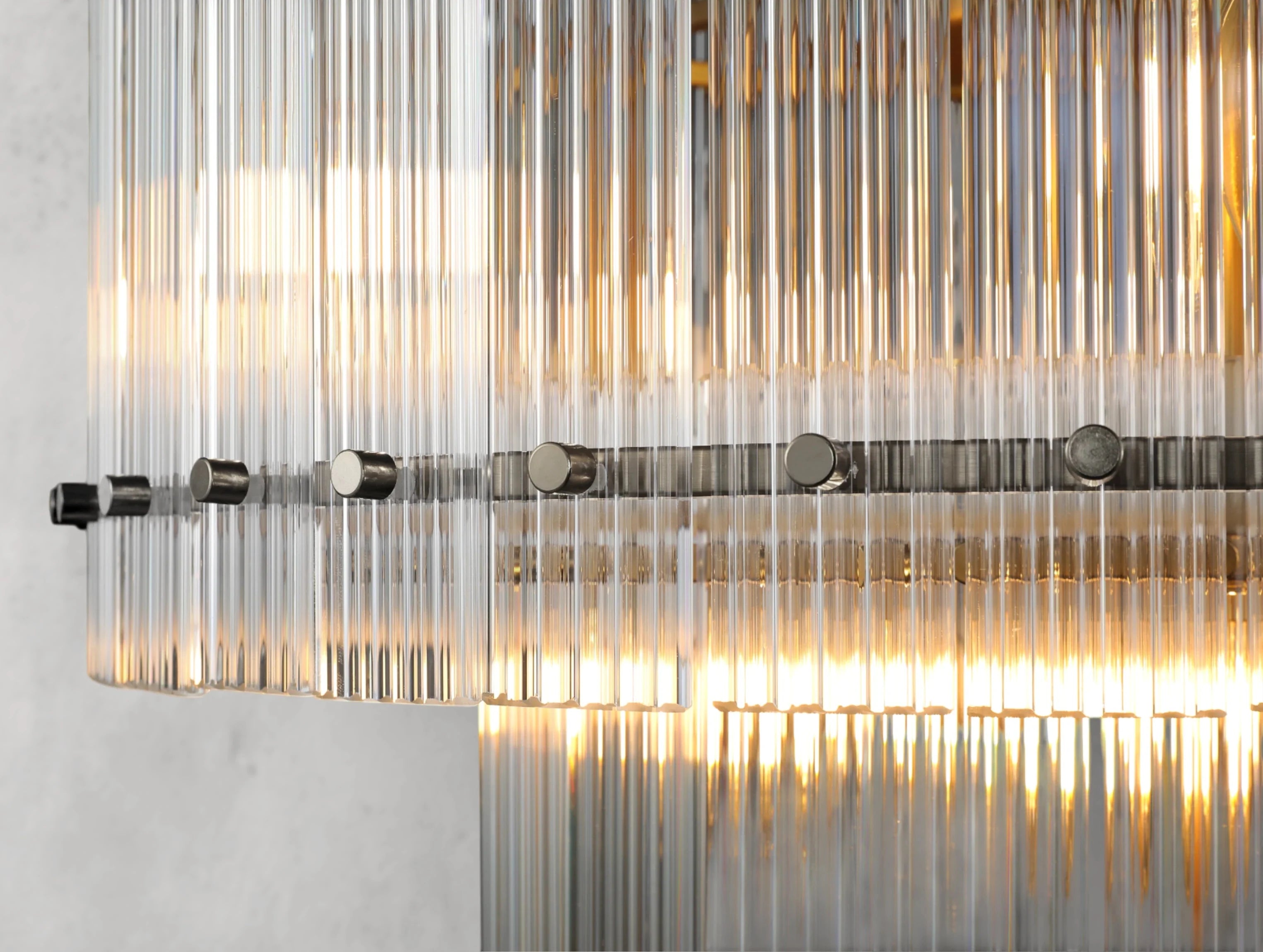 Royce Two-Tier Round Chandelier ZELNO LIGHTING