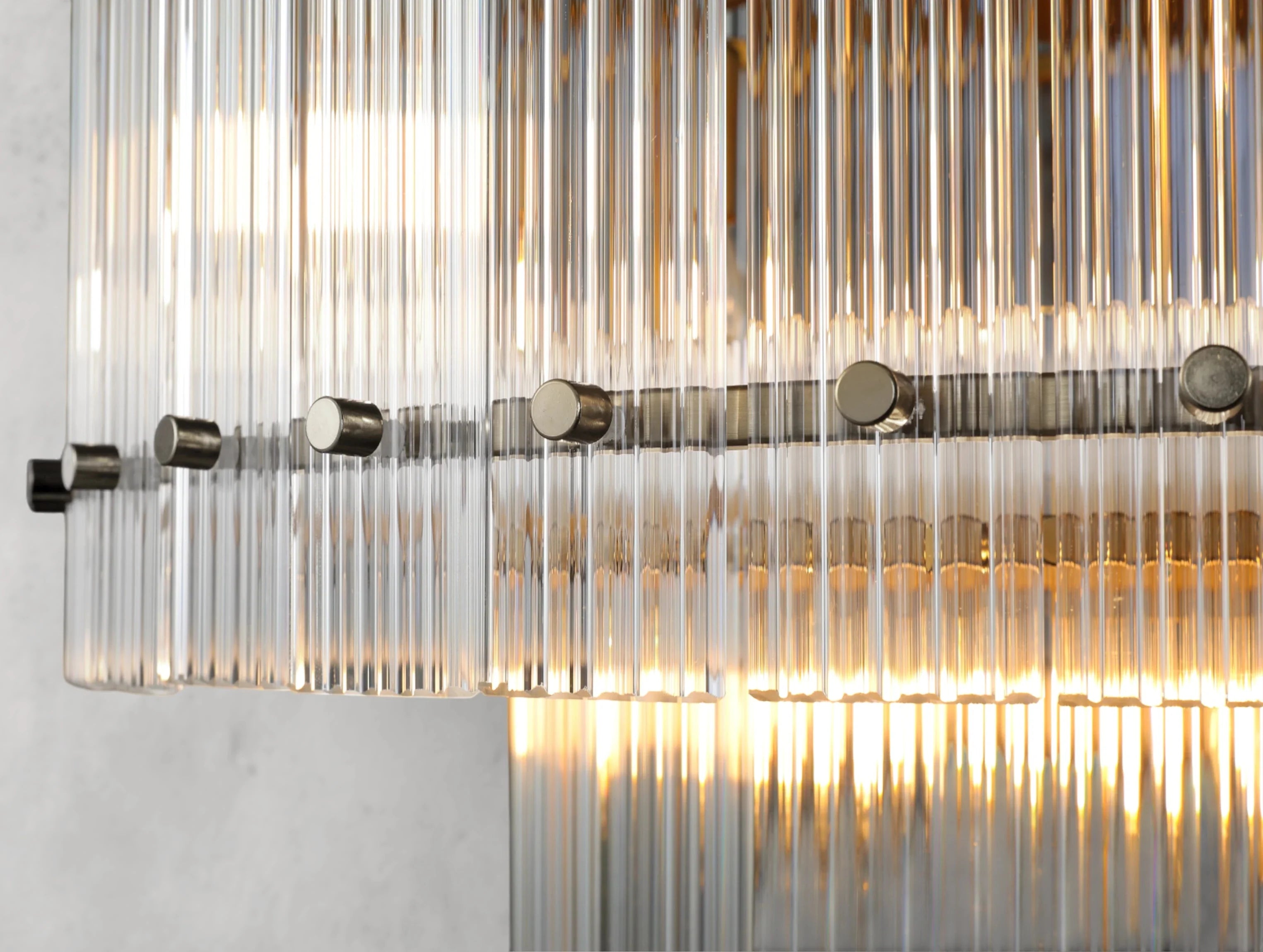 Royce Two-Tier Round Chandelier ZELNO LIGHTING