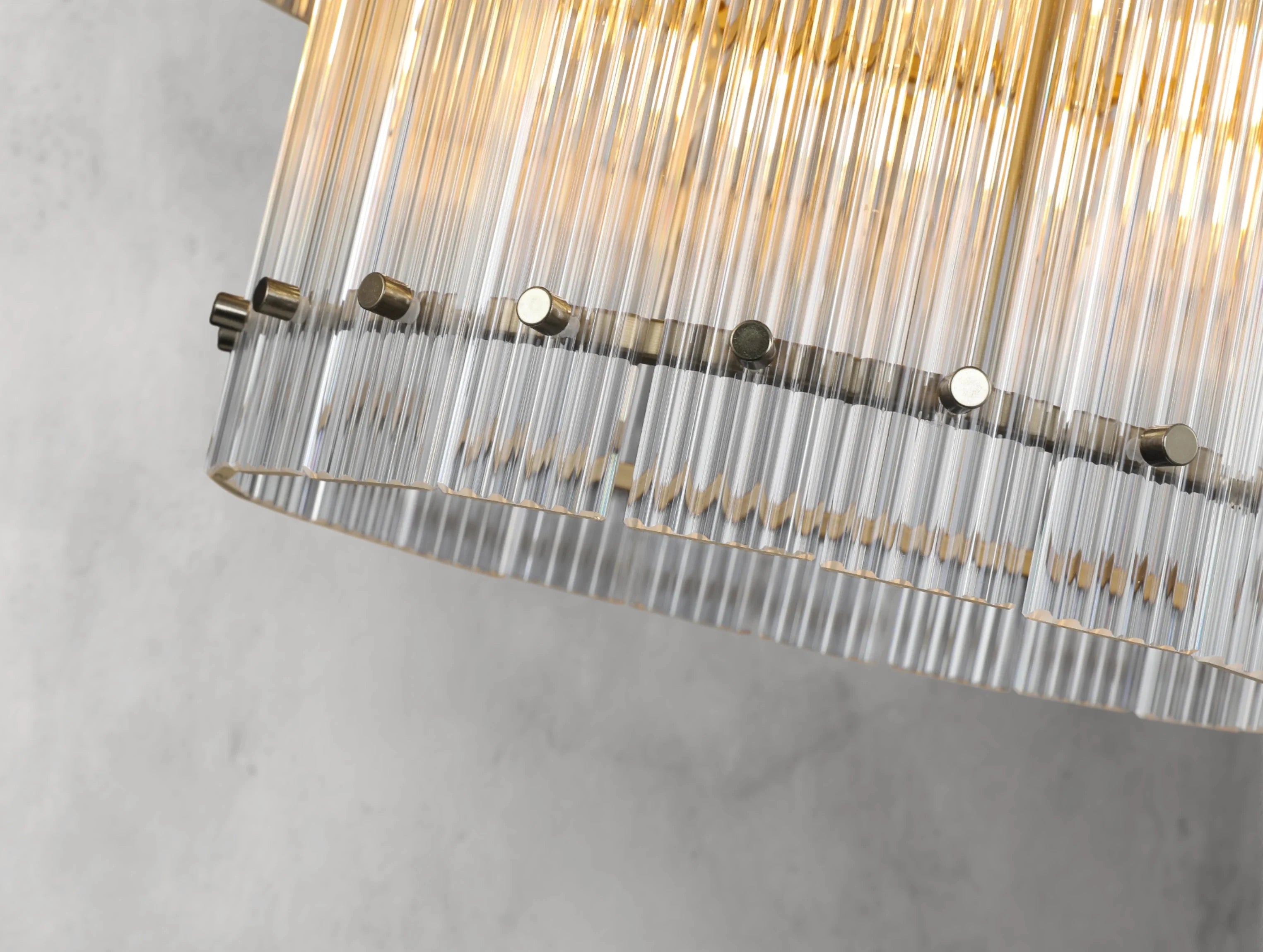 Royce Two-Tier Round Chandelier ZELNO LIGHTING