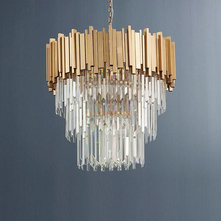 Elian Kaia Crystal Pendant Chandelier - Zelnolighting