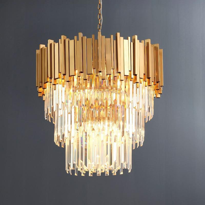 Elian Kaia Crystal Pendant Chandelier - Zelnolighting
