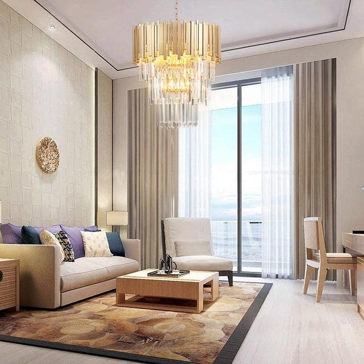 Elian Kaia Crystal Pendant Chandelier - Zelnolighting