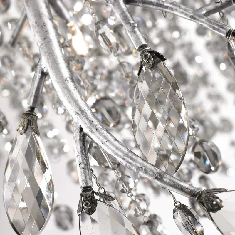 New Luxury Branch Crystal Pendant Chandelier Designer Creative Art Dining Room/Living Room Light Fixture - Zelnolighting