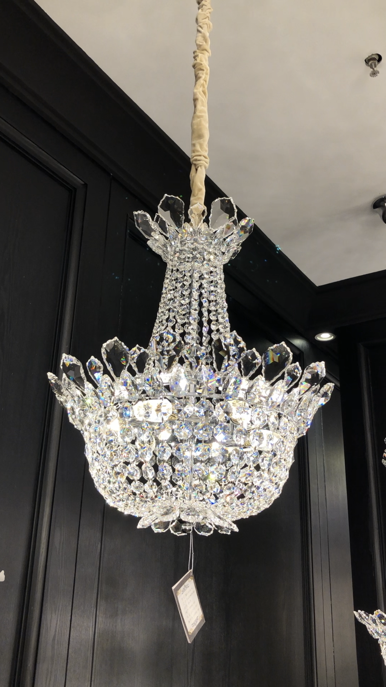 Luxury Empire Branch Crystal Chandelier Pendant Light for Entryway and Foyer - Zelnolighting