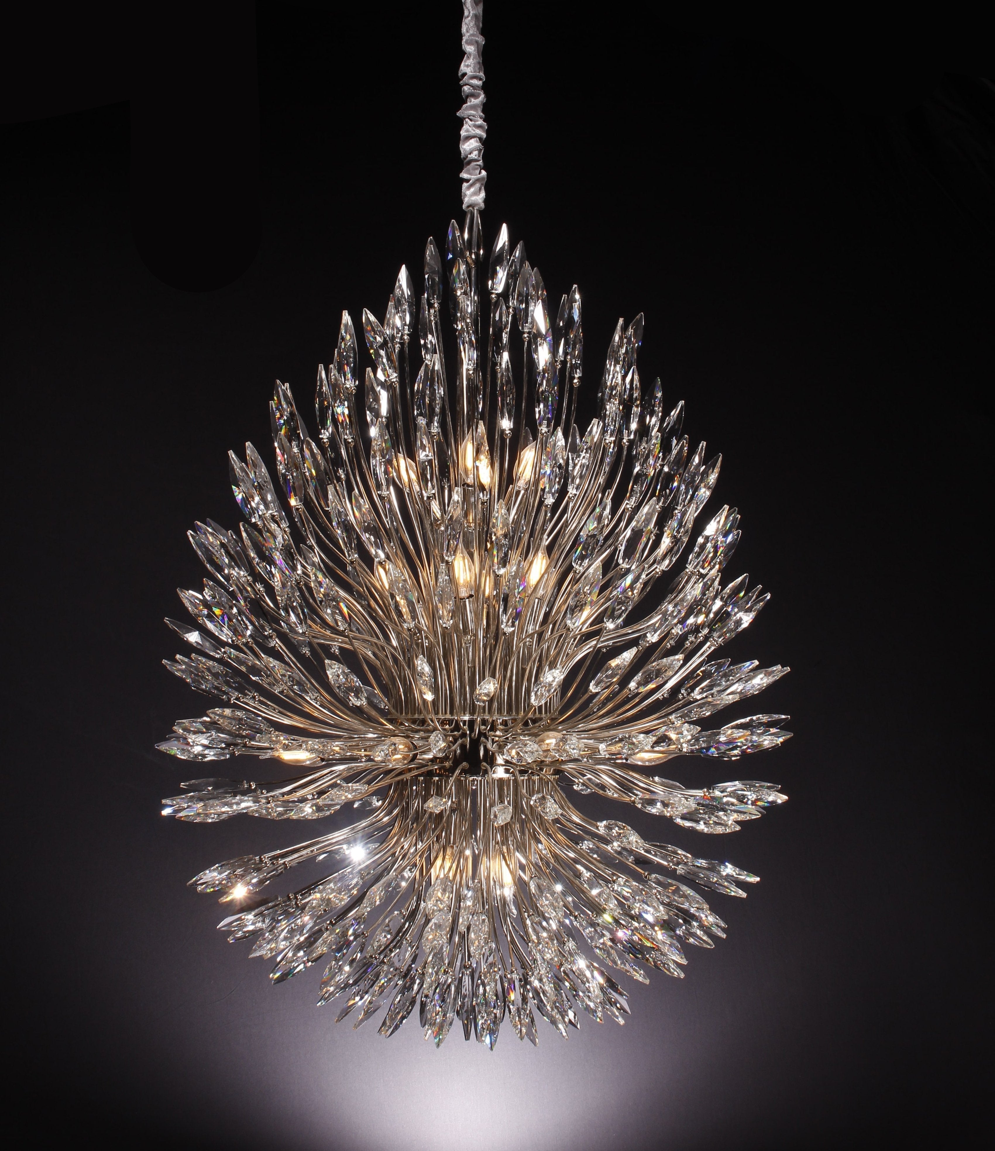 Lily Starburst Crystal Sputnik Chandelier - Zelnolighting