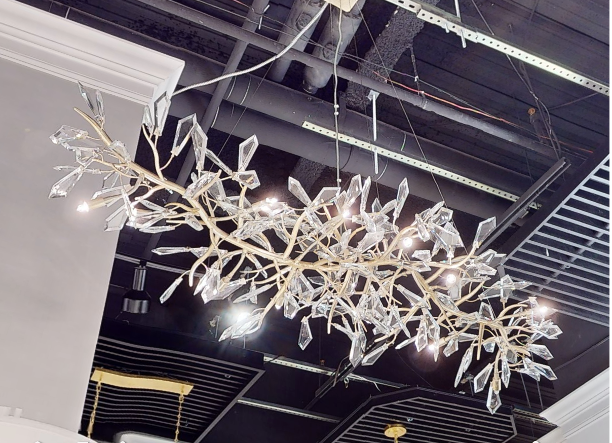 Kotta Twelve-Light Cut-Crystal Pendant Chandelier AJC-9281 - Zelnolighting