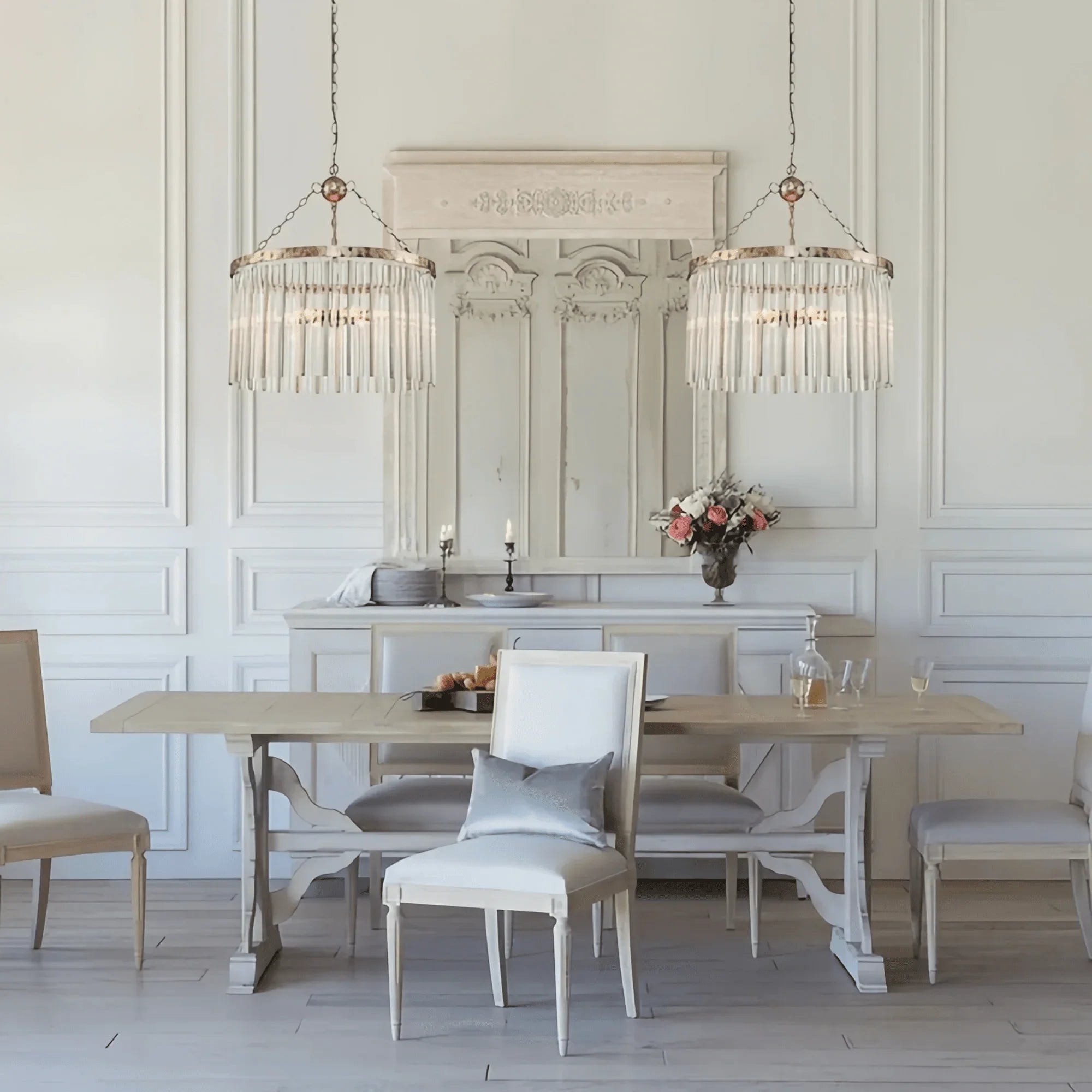 Andalucian Round Chandelier 24"35" - Zelno Lighting