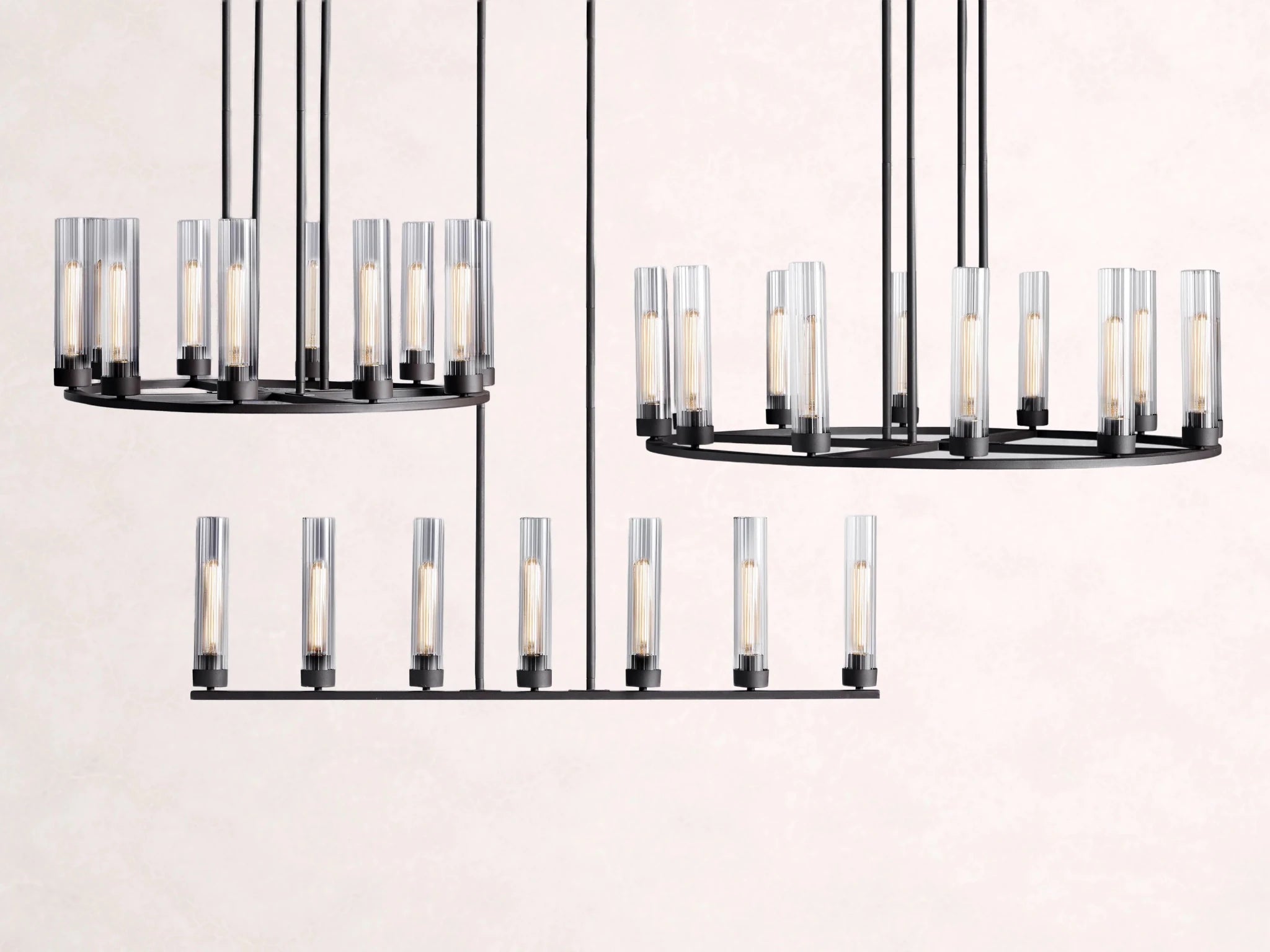 Andreas Linear Chandelier - Zelno Lighting
