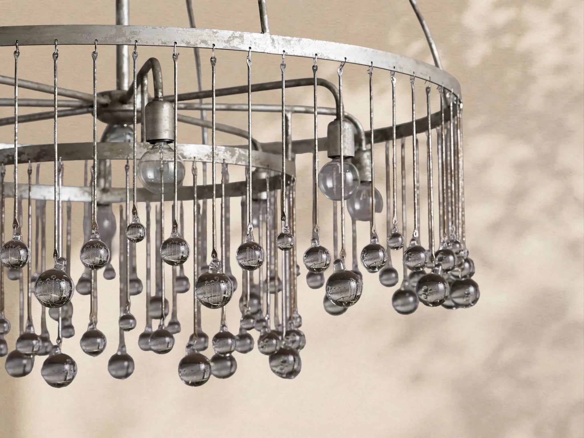 Aubrey Crystal Ball Round Chandelier 5 Light / 8 Light - Zelno Lighting