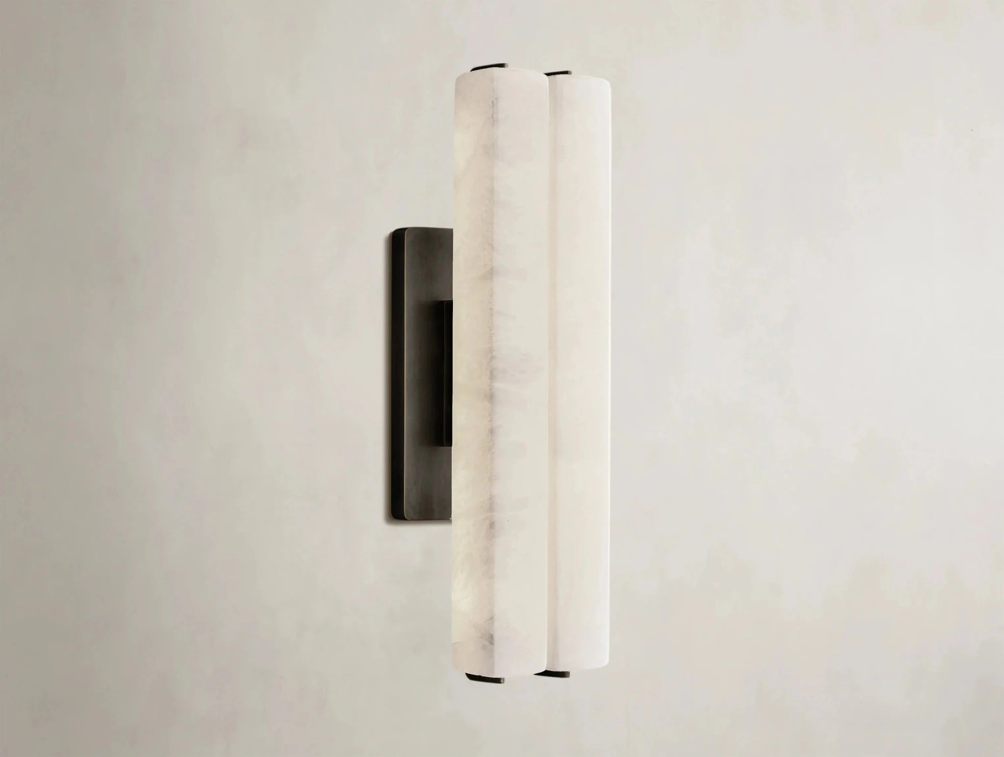 Audubam Alabaster Double Sconce - Zelno Lighting