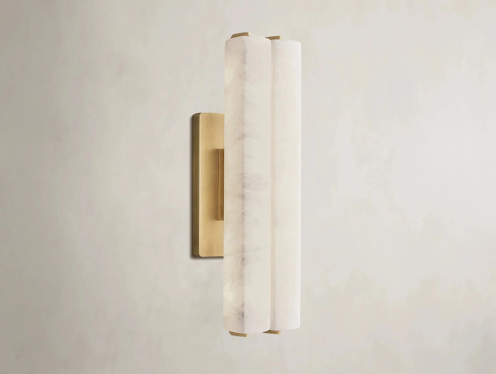 Audubam Alabaster Double Sconce - Zelno Lighting