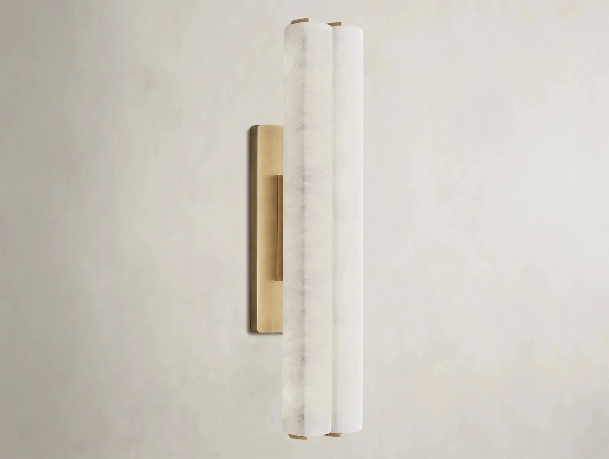 Audubam Alabaster Double Sconce - Zelno Lighting