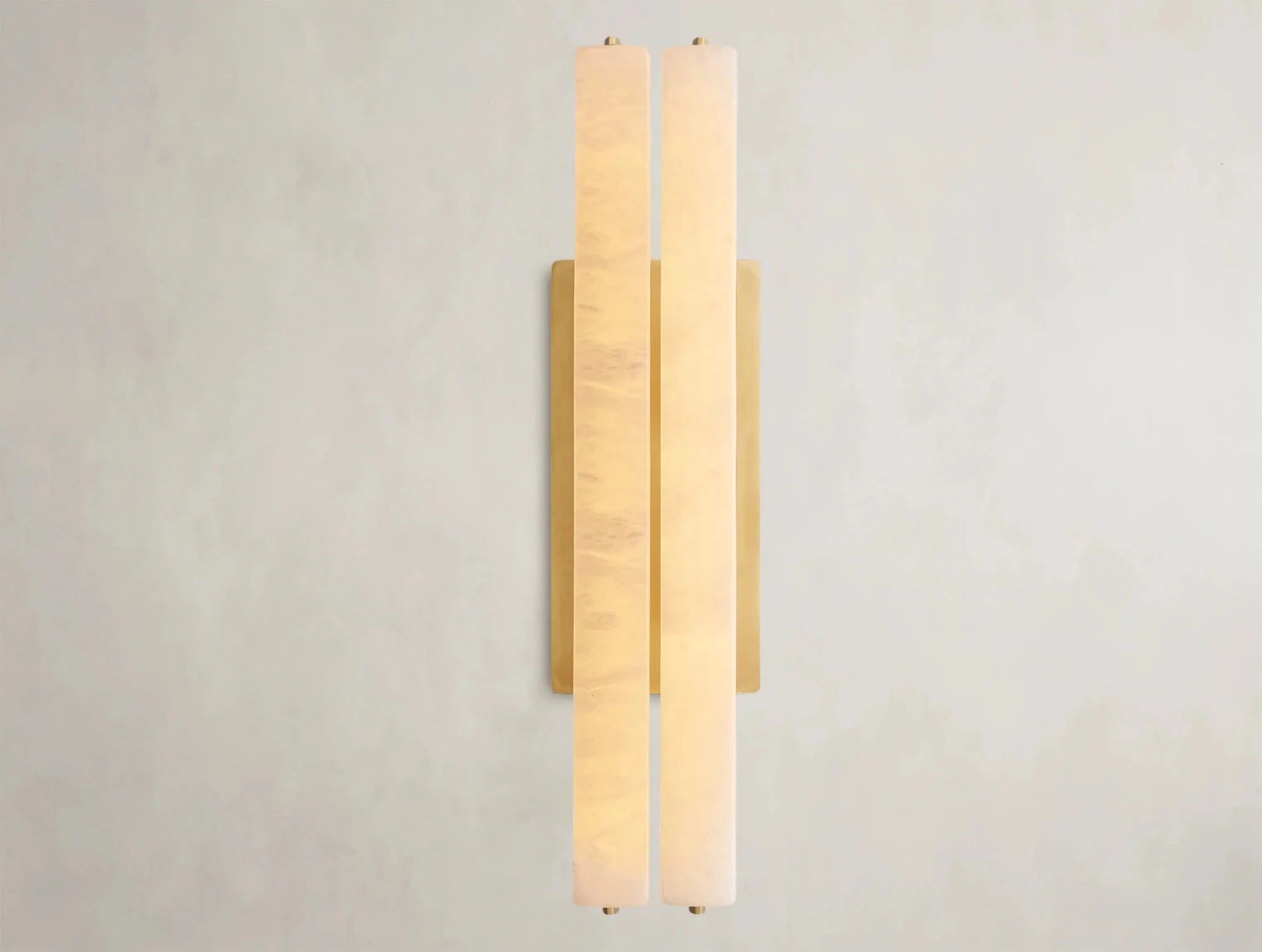 Audubam Alabaster Double Sconce - Zelno Lighting